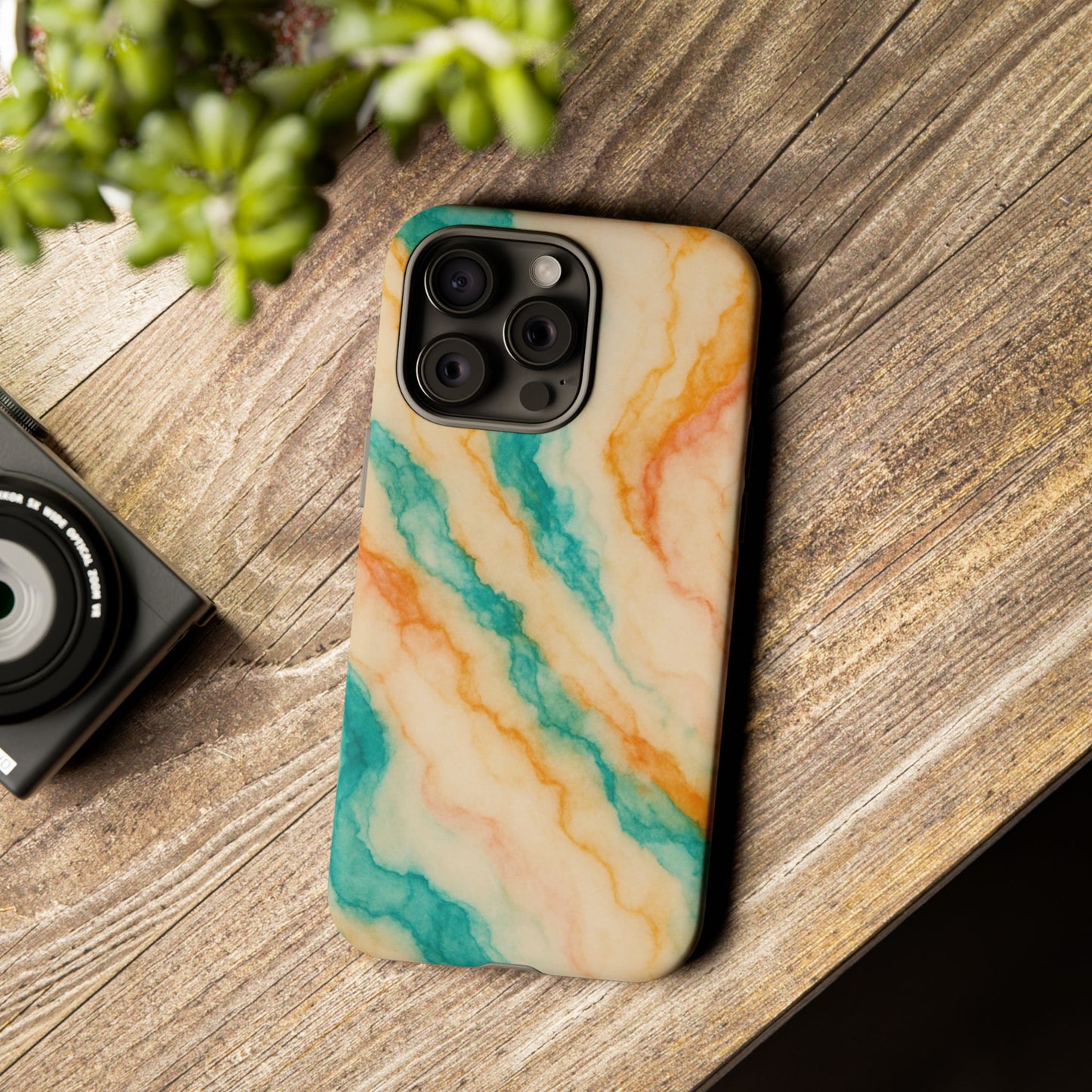 Stylish Phone Case - Tough Cases with Abstract Marble Design, Trendy Accessory, Gift for Her, Protective Case, Unique Phone Cover