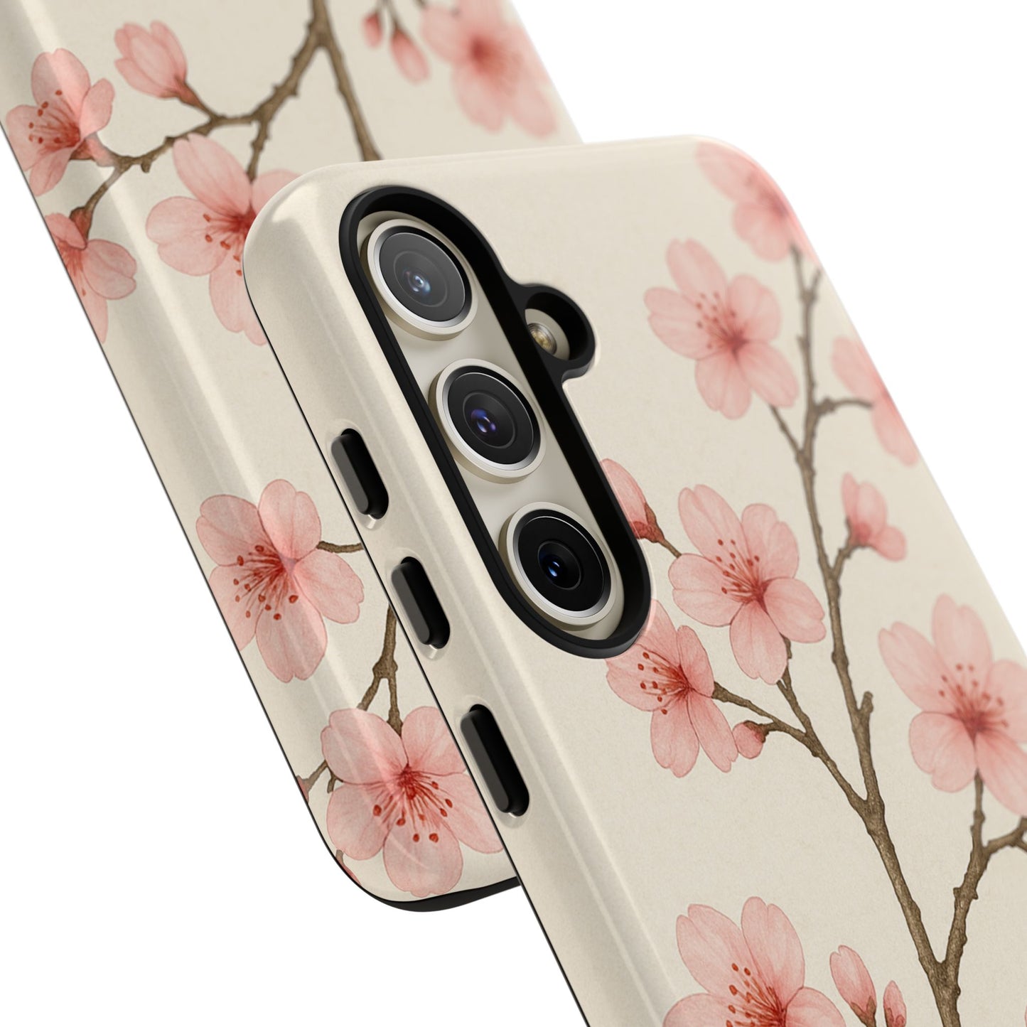 Cherry Blossom Phone Case, Floral Phone Cover, Tough Case for Gifts, Spring Decor, Cute Tech Accessories, Nature Lover's Gift