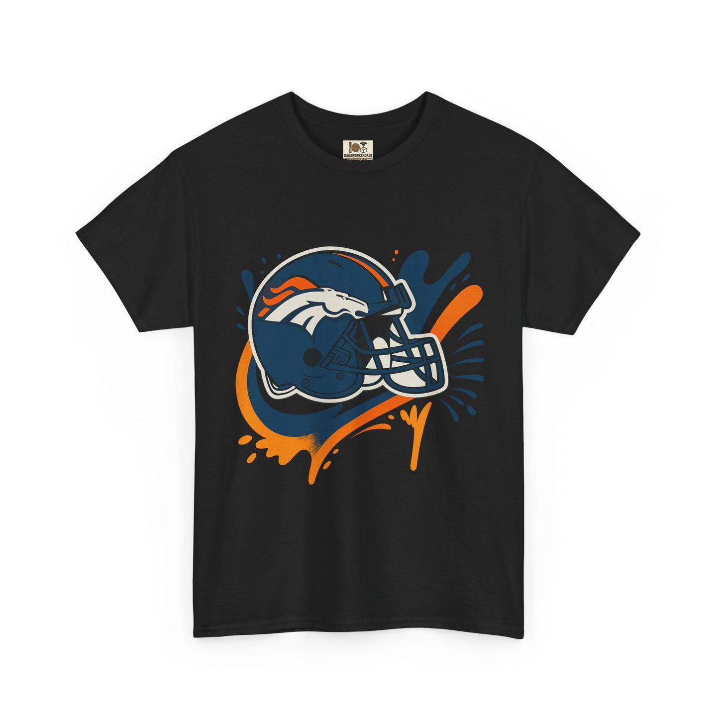 Denver Broncos Heavy Cotton Tee, Sports Team Shirt, Game Day Apparel, Unisex T-Shirt, Football Fan Gift, Denver Merchandise