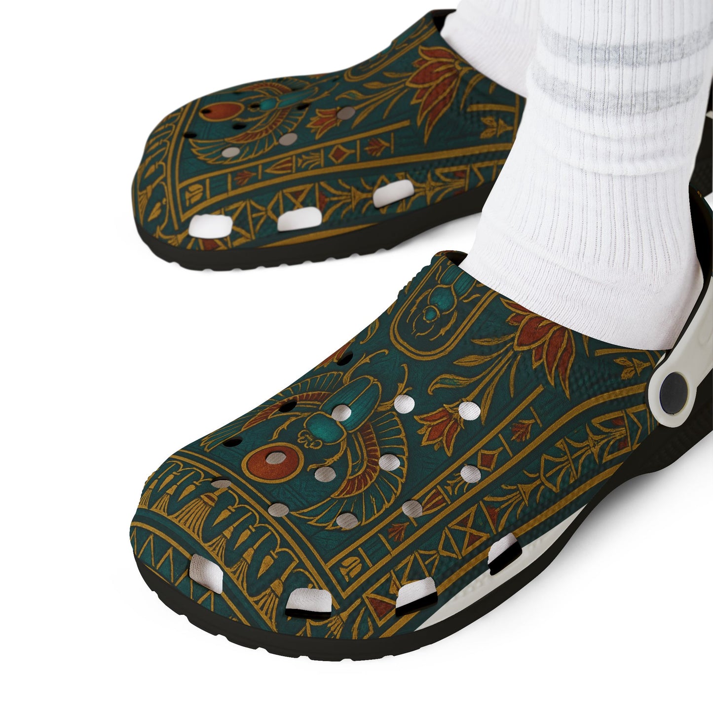Artistic EVA Foam Rubber Shoes – Unique Patterned Clogs for Comfort, Outdoor Fun, Summer Vibes, Gifts for All Occasions, Trendy Footwear