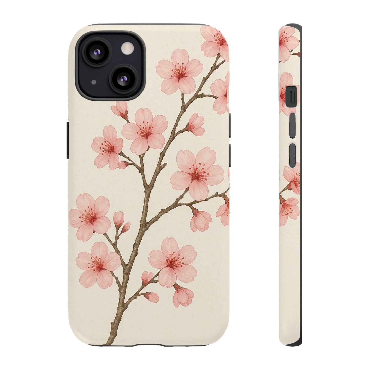 Cherry Blossom Phone Case, Floral Phone Cover, Tough Case for Gifts, Spring Decor, Cute Tech Accessories, Nature Lover's Gift