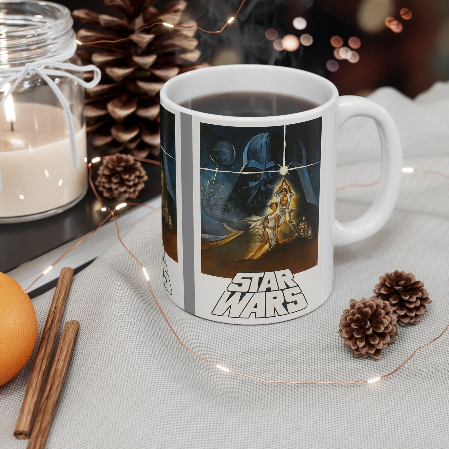 Star Wars Vintage Ceramic Mug | Gift for Fans, Collectors