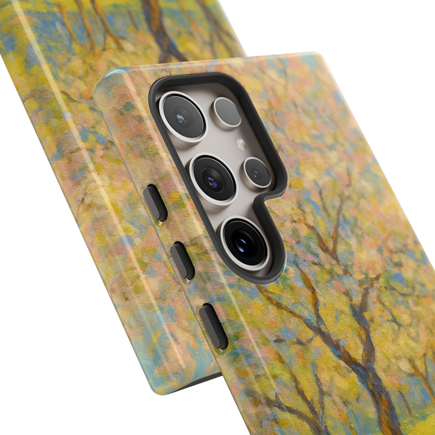Artistic Phone Case, Tough Phone Case, Flower Tree Case, Spring Decor, Unique Phone Cover, Nature Lover Gift
