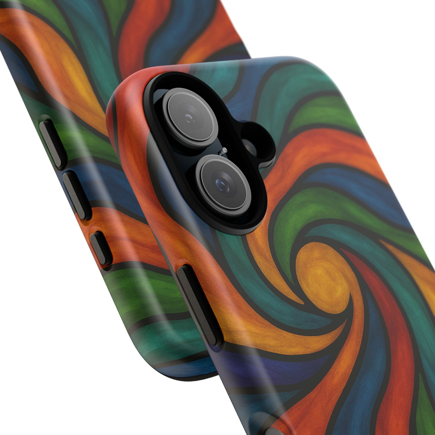 Colorful Swirl Phone Case | Tough Cases, Vibrant Design, Gift for Art Lovers, Funky Case, Unique Phone Accessories