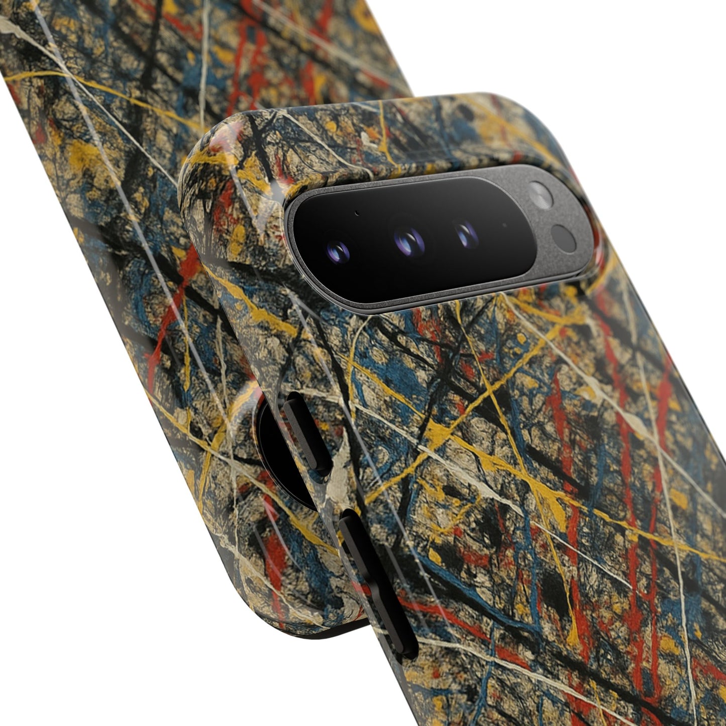 Tough Cases Phone Case - Bold Abstract Design, Stylish Mobile Cover, Unique Gift for Him/Her, Durable Accessory, Trendy Protection