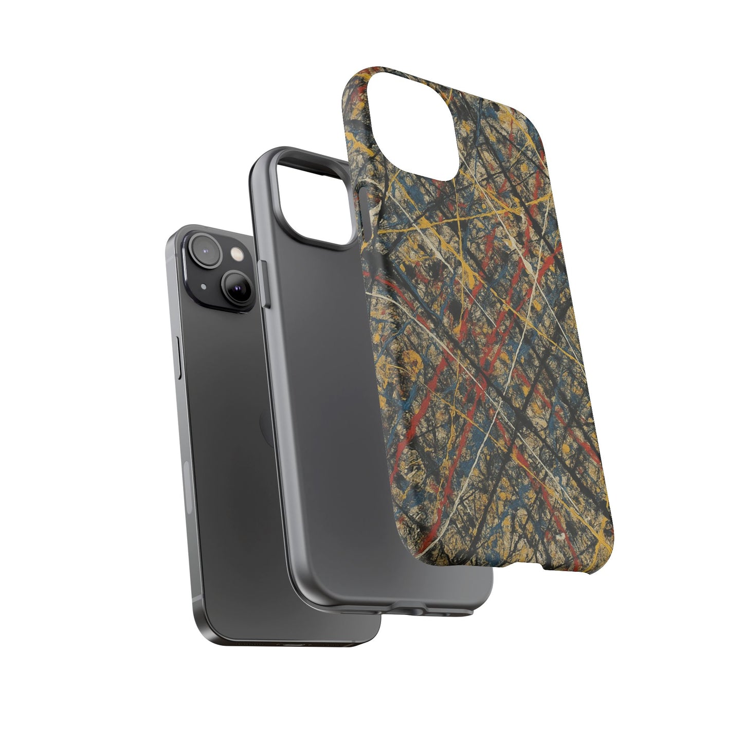 Tough Cases Phone Case - Bold Abstract Design, Stylish Mobile Cover, Unique Gift for Him/Her, Durable Accessory, Trendy Protection