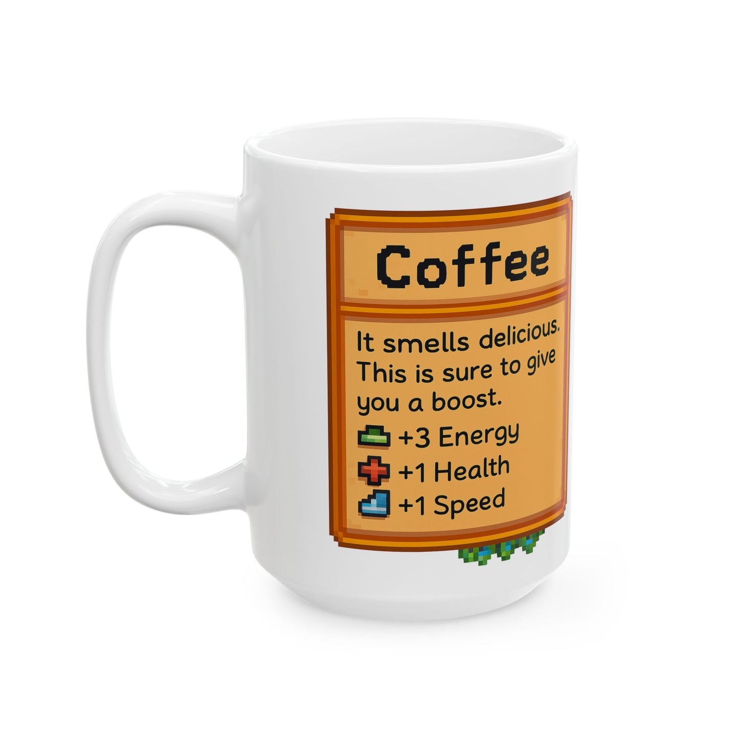 Cozy Game-Inspired Ceramic Mug, Perfect for Coffee Lovers, Gift for Gamers, Fun Kitchen Decor, Video Game Enthusiast Mug