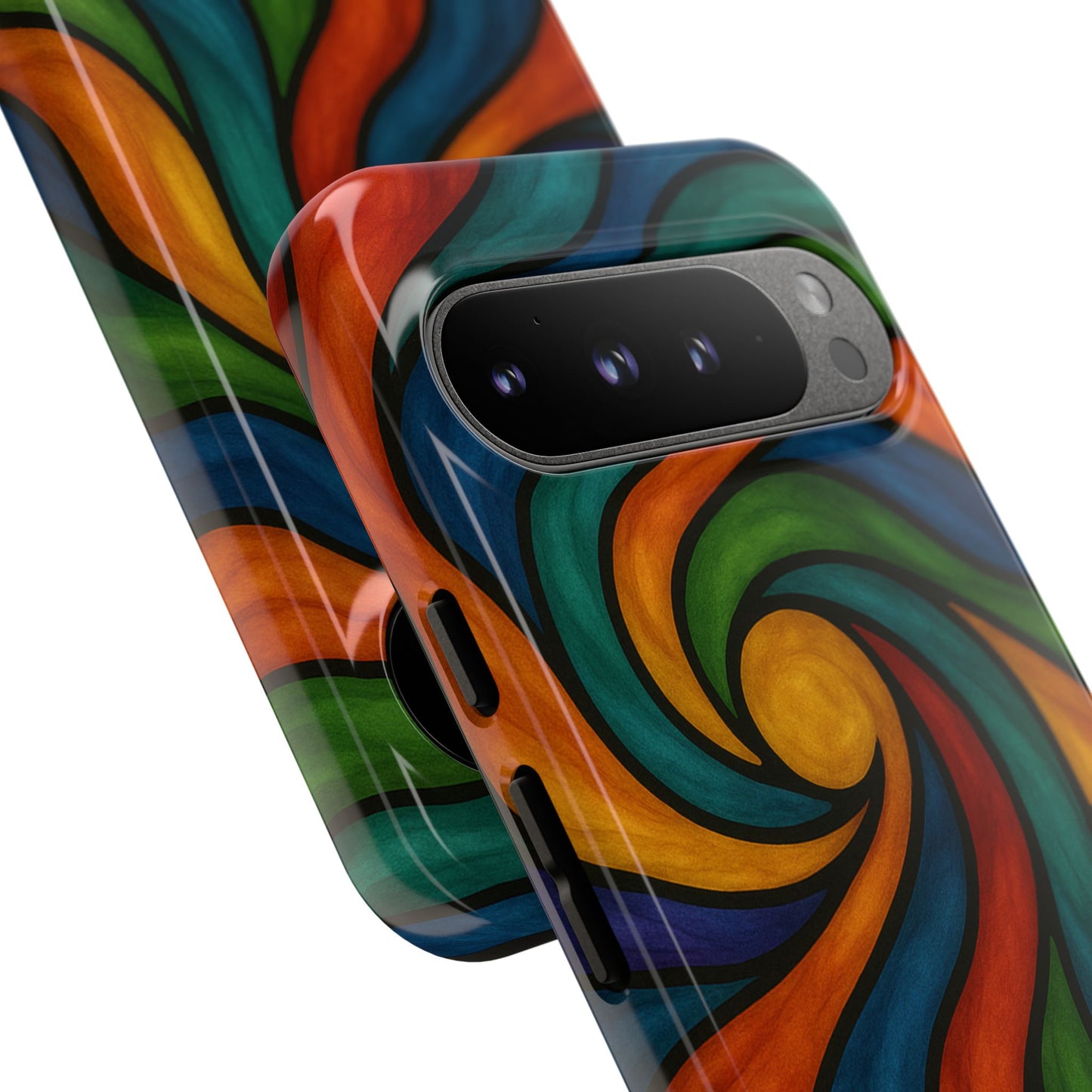 Colorful Swirl Phone Case | Tough Cases, Vibrant Design, Gift for Art Lovers, Funky Case, Unique Phone Accessories