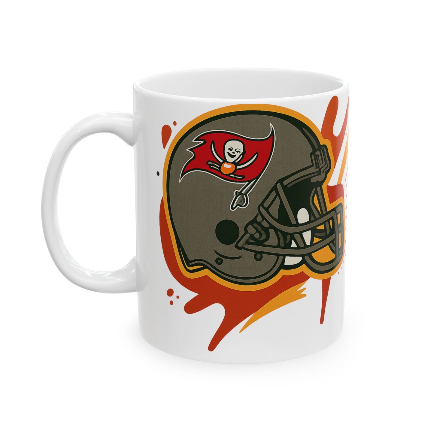 Football Team Ceramic Mug - Perfect for Game Day, Fan Gift, Office Coffee Cup, Sports Celebration, Unique Beverage Mug