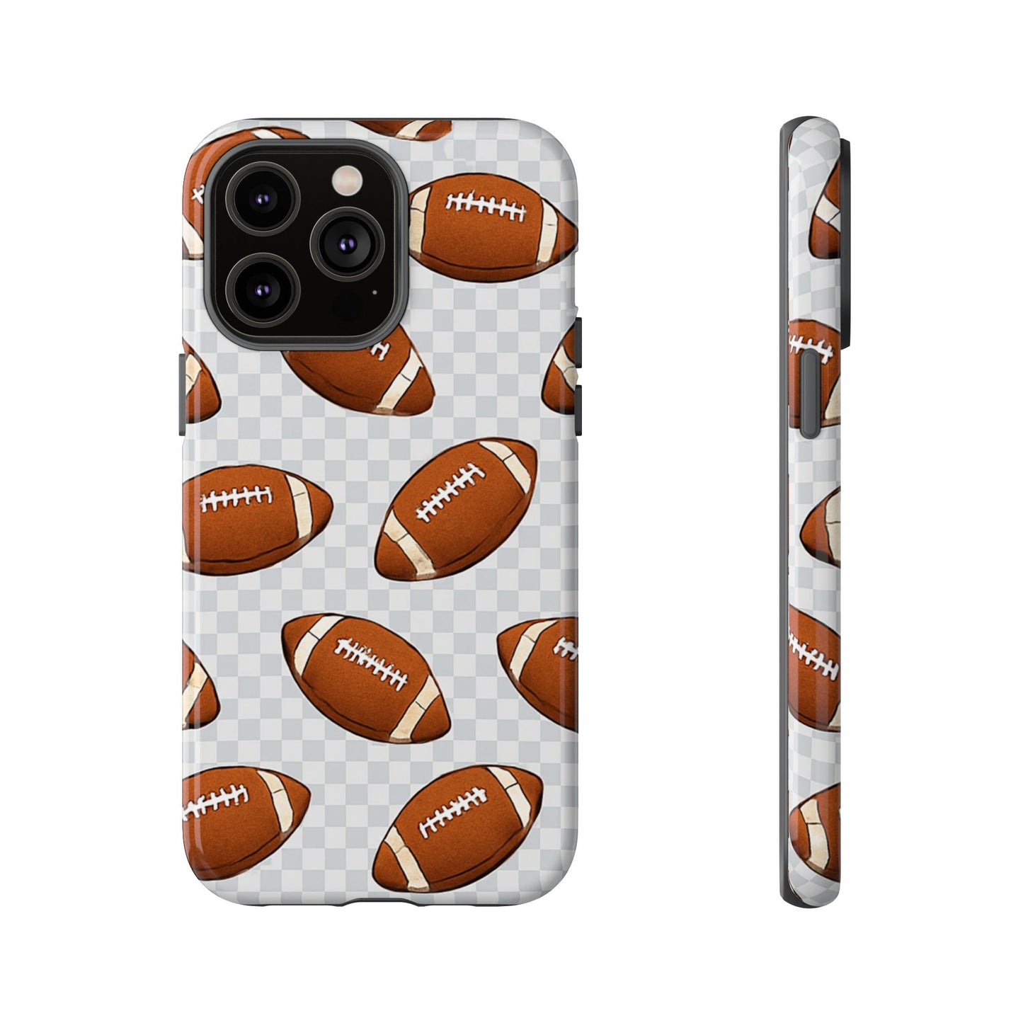 Football Phone Case, Tough Cases for Sports Fans, Unique Gift for Football Lovers, Protective Decor, Athletic Accessories