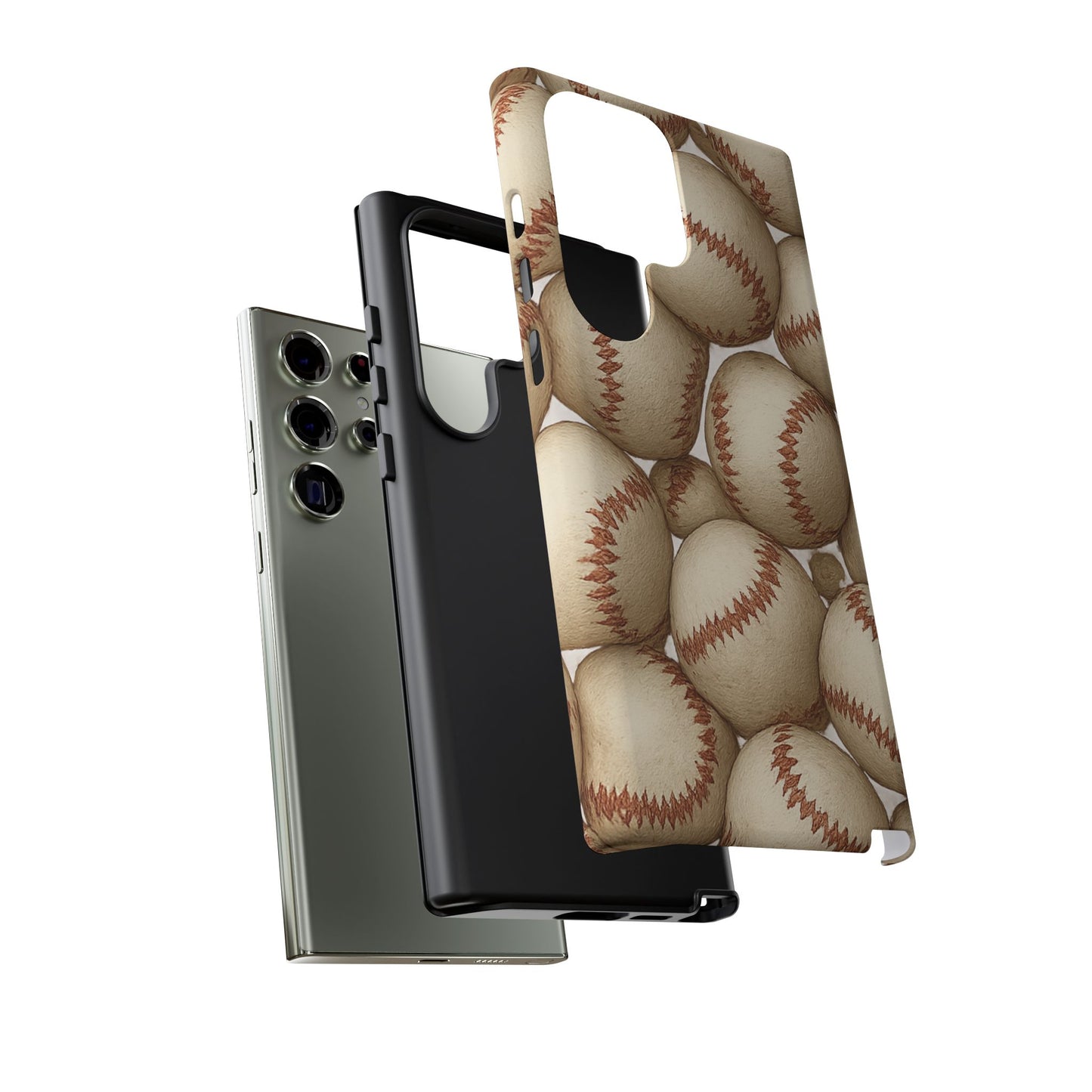 Baseball Phone Case, Tough Cases for Sports Fans, Custom iPhone Cover, Unique Gift for Baseball Lovers, Durable Protection