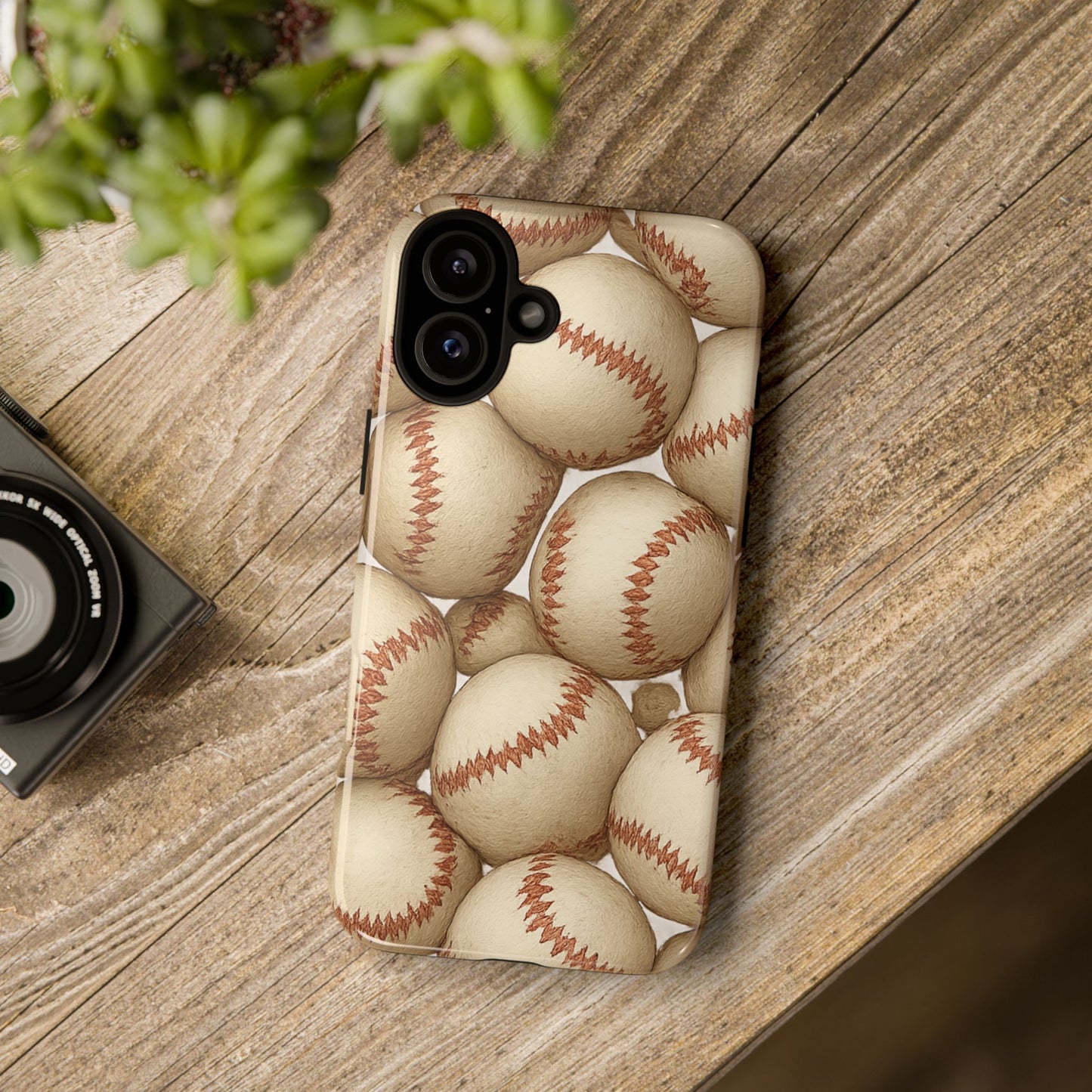 Baseball Phone Case, Tough Cases for Sports Fans, Custom iPhone Cover, Unique Gift for Baseball Lovers, Durable Protection