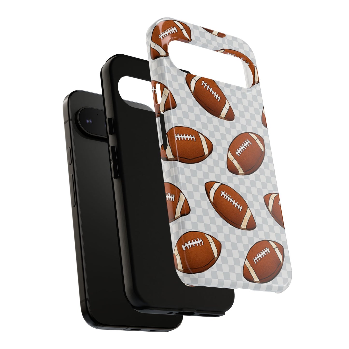 Football Phone Case, Tough Cases for Sports Fans, Unique Gift for Football Lovers, Protective Decor, Athletic Accessories