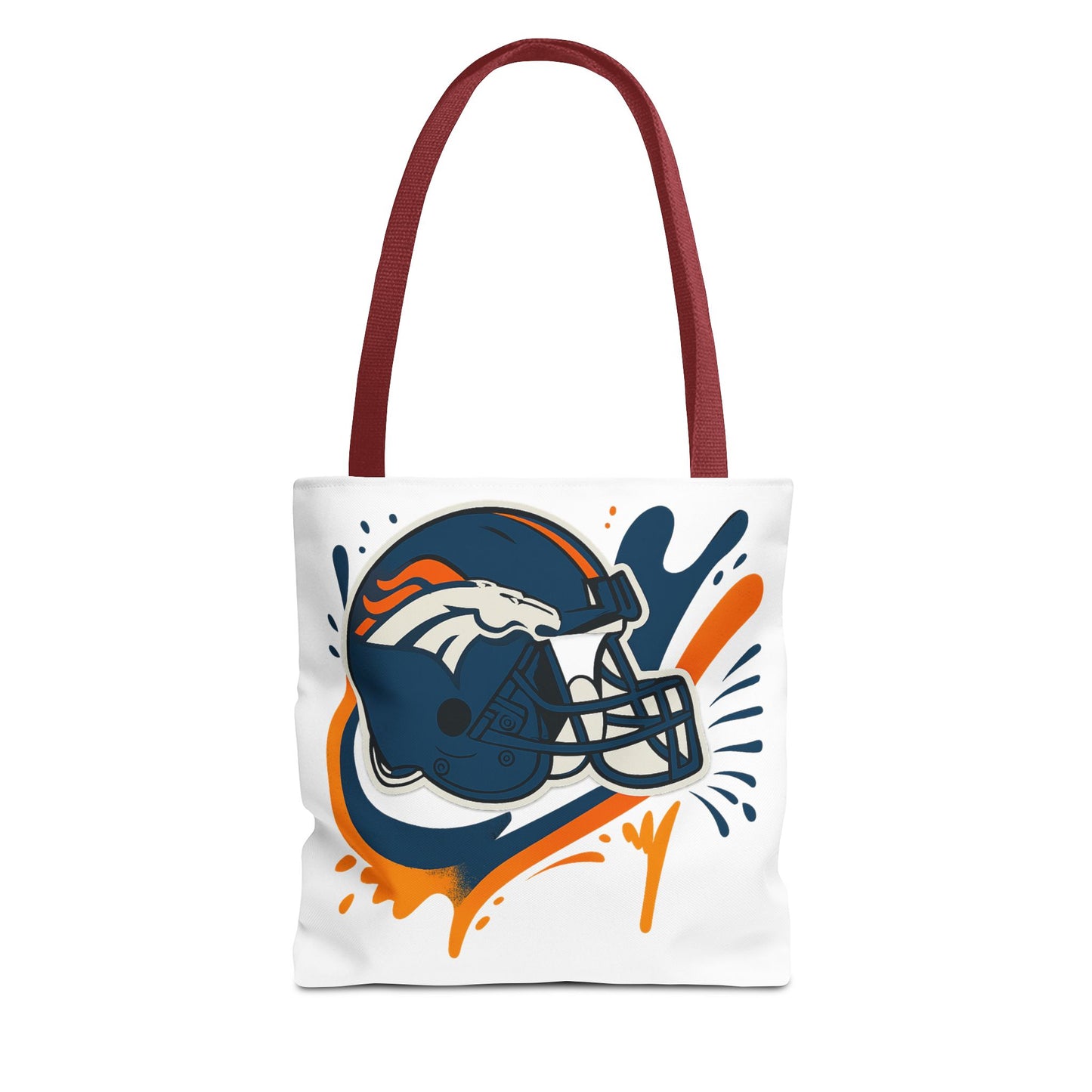 Denver Broncos Sports Tote Bag, Game Day Tote, Football Fan Gift, NFL Accessories, Team Spirit Bag, AOP Design