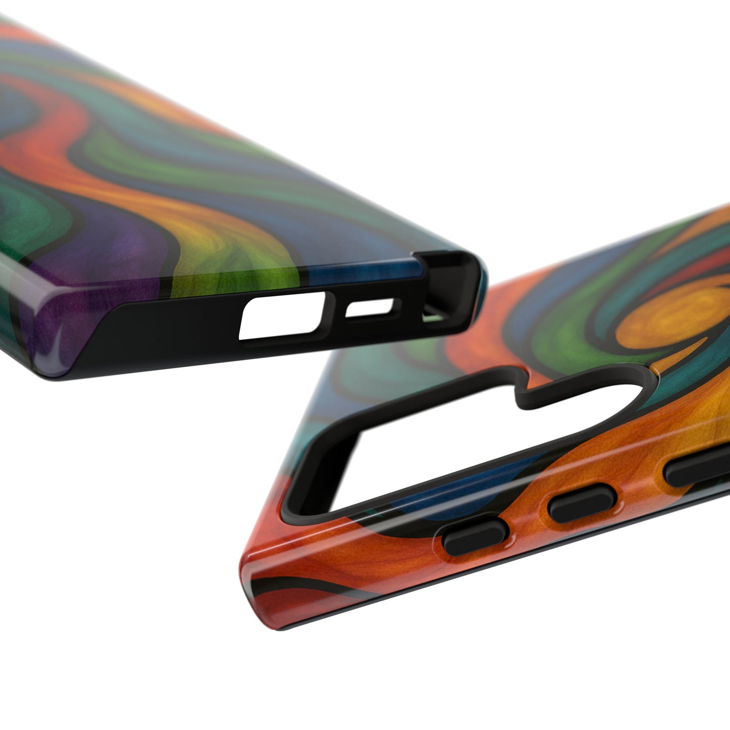 Colorful Swirl Phone Case | Tough Cases, Vibrant Design, Gift for Art Lovers, Funky Case, Unique Phone Accessories