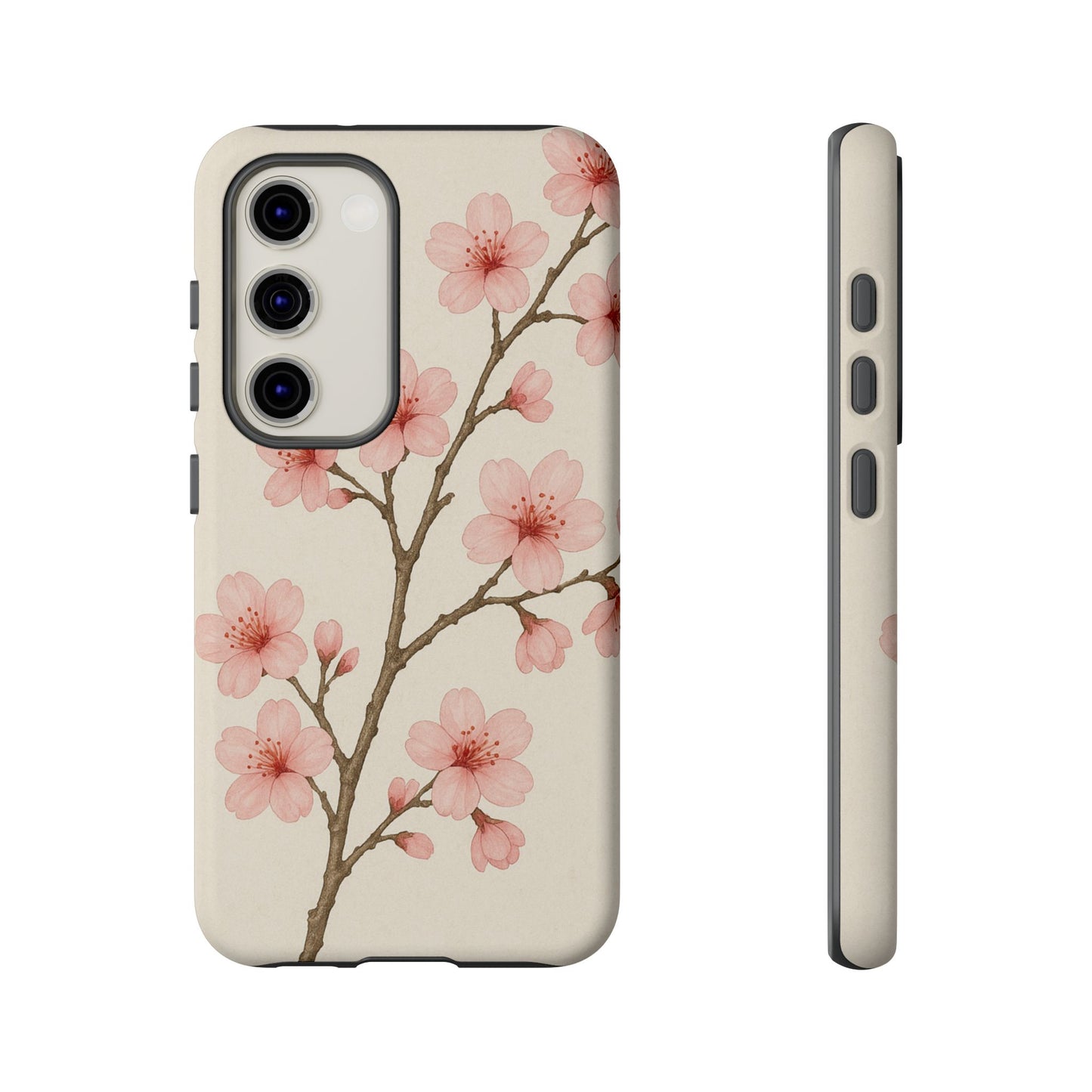 Cherry Blossom Phone Case, Floral Phone Cover, Tough Case for Gifts, Spring Decor, Cute Tech Accessories, Nature Lover's Gift