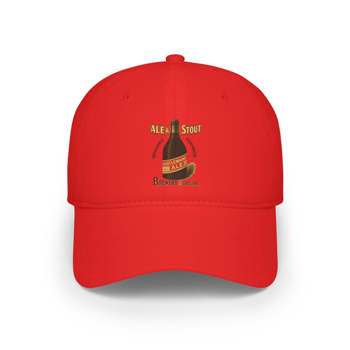 Beer Lover's Low Profile Baseball Cap, Stout Cap, Brewery Gift, Casual Headwear, Summer Hat, Craft Beer Merch