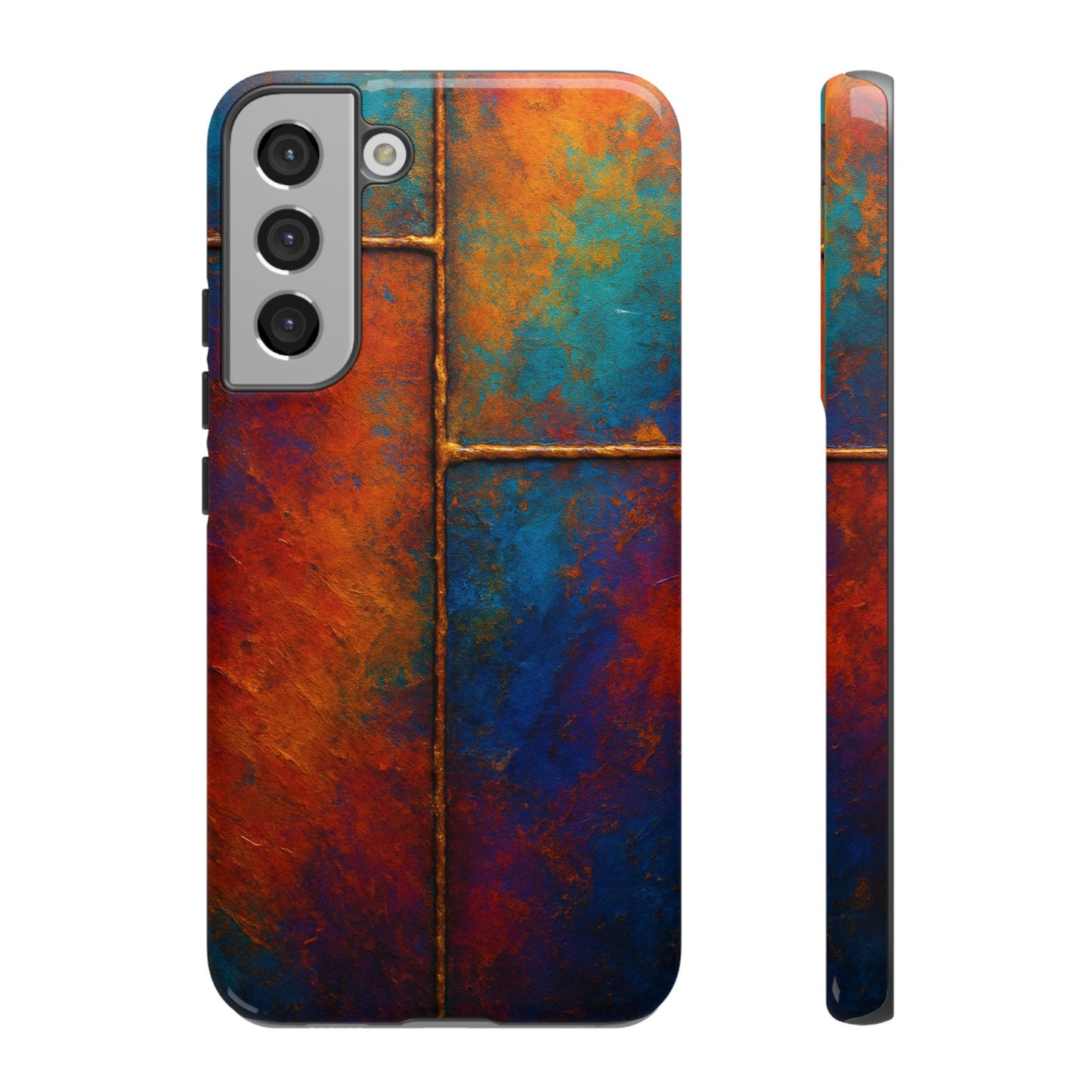 Colorful Artistic Phone Case, Tough Cases, Vibrant Phone Cover, Protective Case, Unique Gift for Art Lovers, Birthday Gift