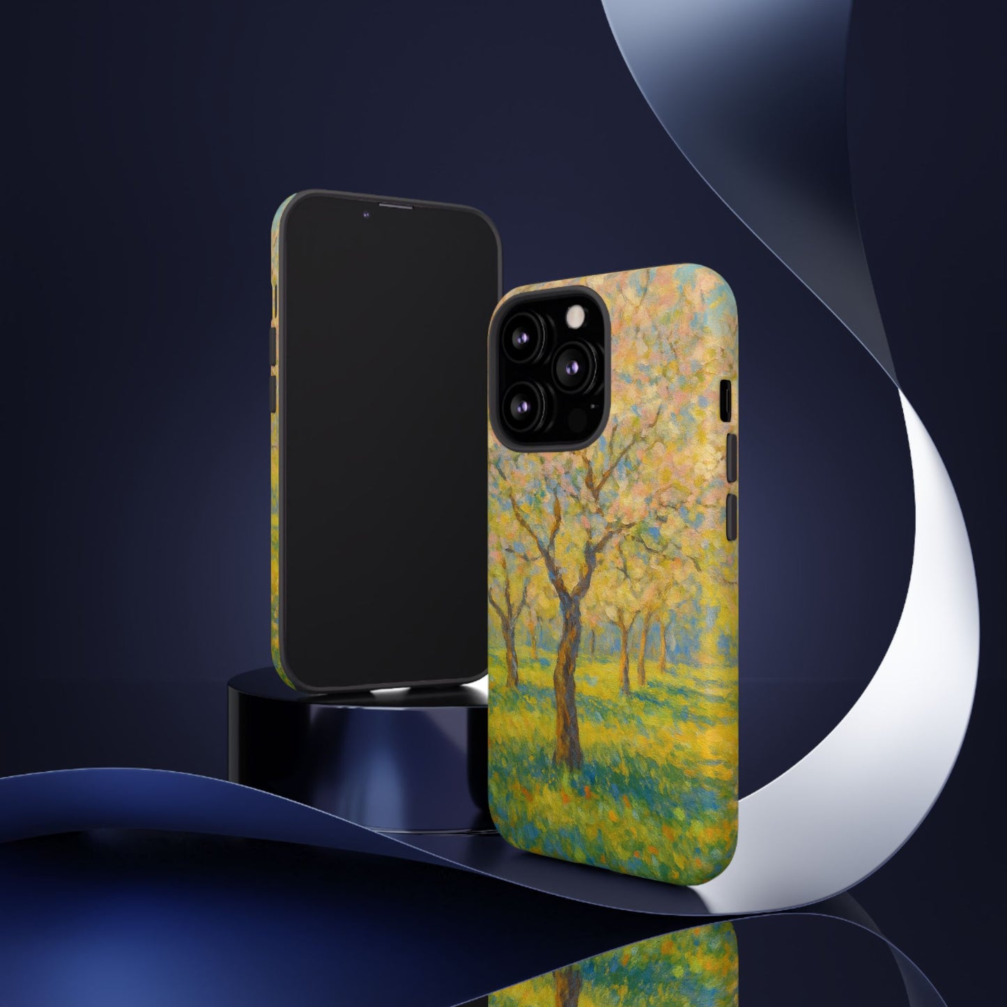Artistic Phone Case, Tough Phone Case, Flower Tree Case, Spring Decor, Unique Phone Cover, Nature Lover Gift