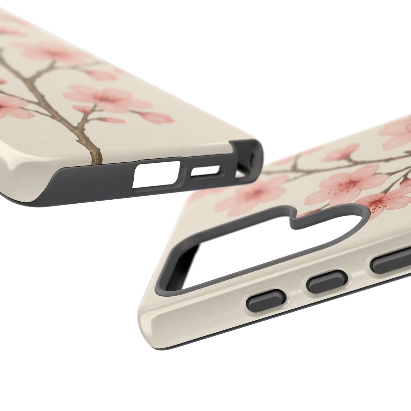 Cherry Blossom Phone Case, Floral Phone Cover, Tough Case for Gifts, Spring Decor, Cute Tech Accessories, Nature Lover's Gift