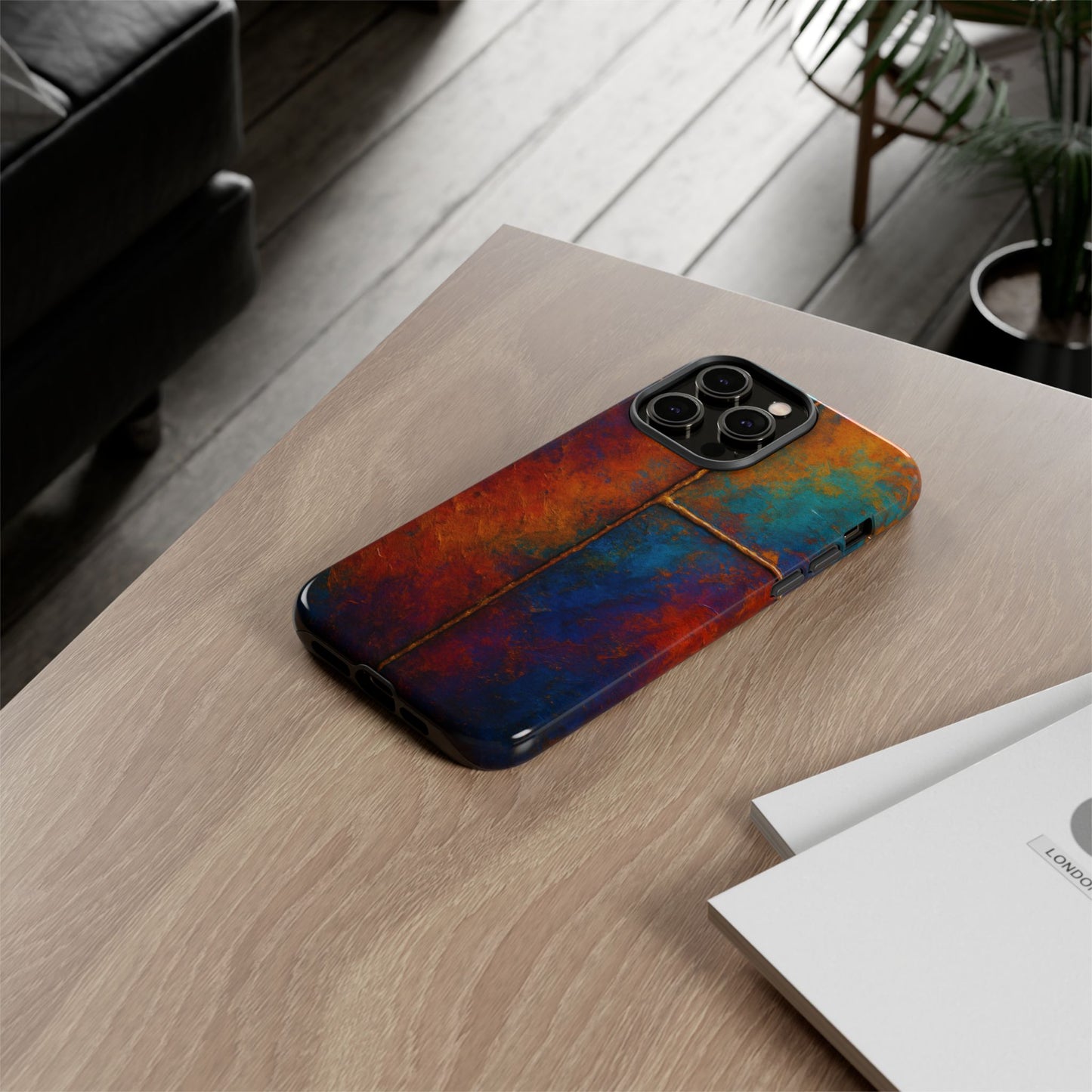 Colorful Artistic Phone Case, Tough Cases, Vibrant Phone Cover, Protective Case, Unique Gift for Art Lovers, Birthday Gift