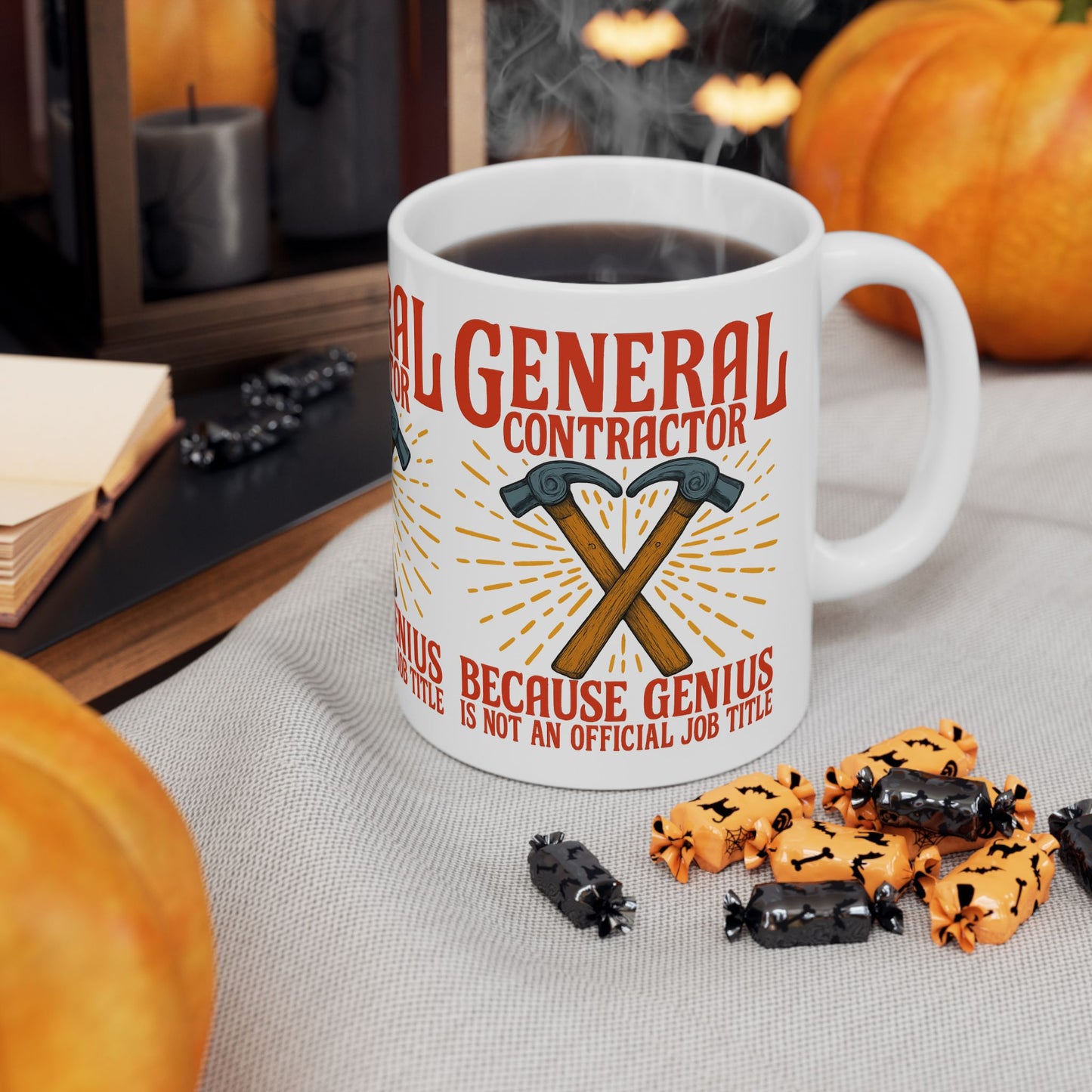 Funny Contractor Mug - General Contractor Gift for Builders, Tools Lover, Construction Humor, Unique Coffee Cup