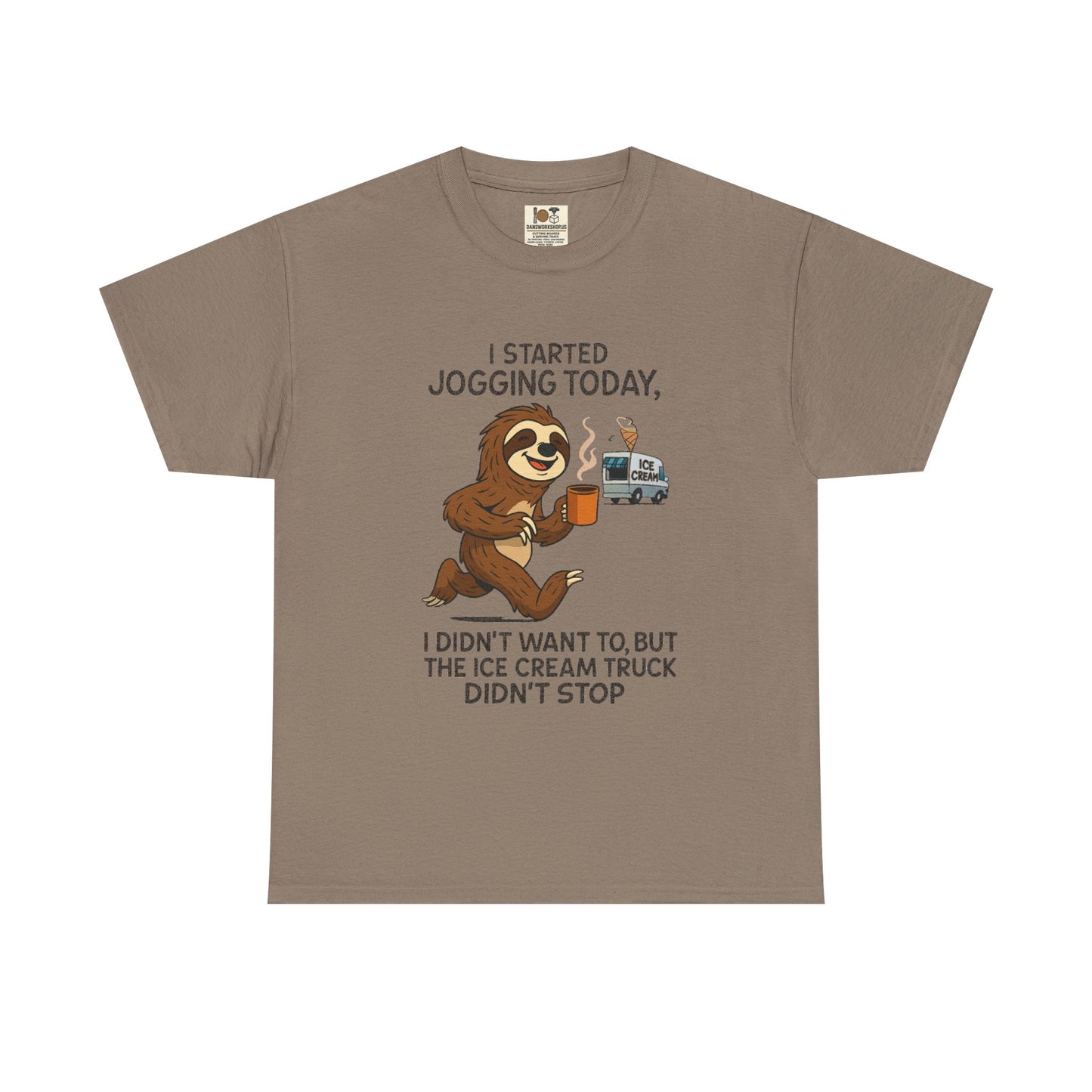 Funny Sloth Jogging T-Shirt | Gift for Exercise Lovers, Animal Humor Tee, Cute Sloth Apparel, Birthday Gift, Casual Wear