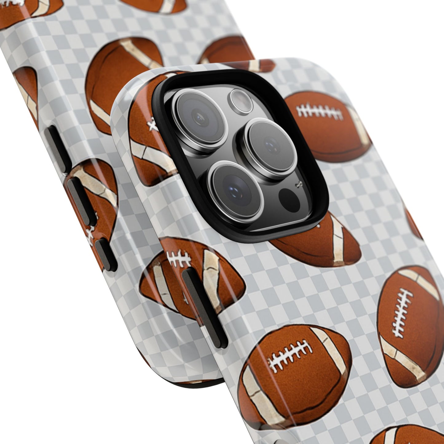 Football Phone Case, Tough Cases for Sports Fans, Unique Gift for Football Lovers, Protective Decor, Athletic Accessories