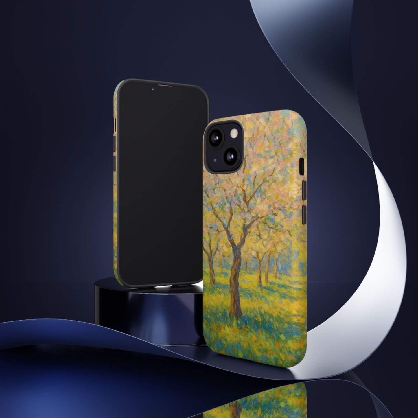 Artistic Phone Case, Tough Phone Case, Flower Tree Case, Spring Decor, Unique Phone Cover, Nature Lover Gift
