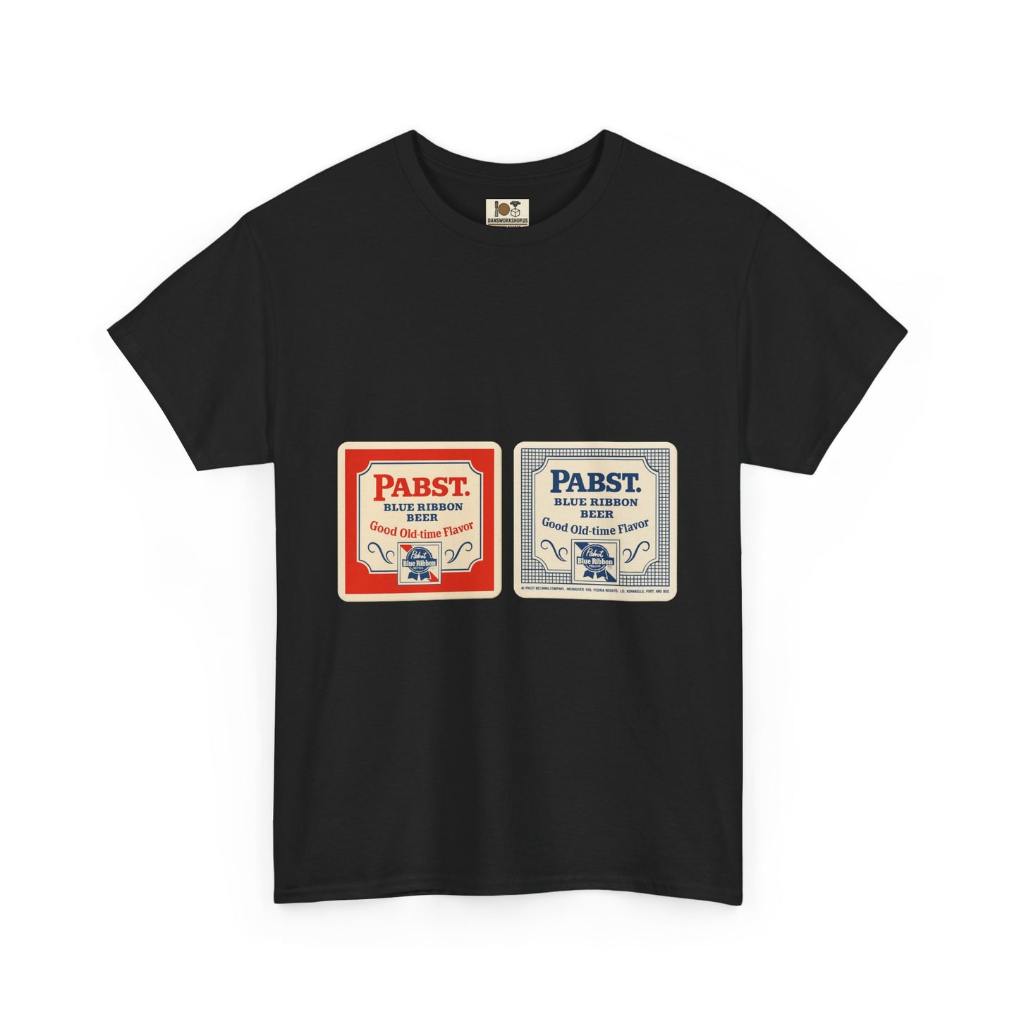 Vintage-Inspired Unisex Heavy Cotton Tee, Perfect for Beer Lovers, Retro Style Shirt, Gift for Him/Her, Casual Wear, Birthday Gift, Pabst beer
