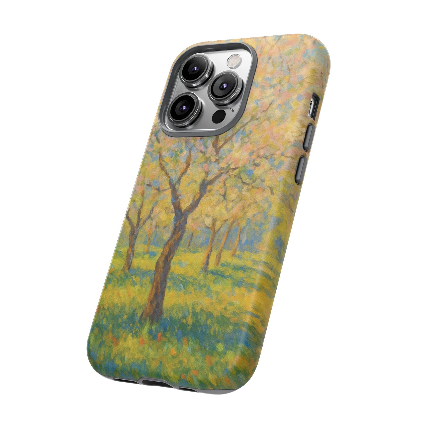 Artistic Phone Case, Tough Phone Case, Flower Tree Case, Spring Decor, Unique Phone Cover, Nature Lover Gift
