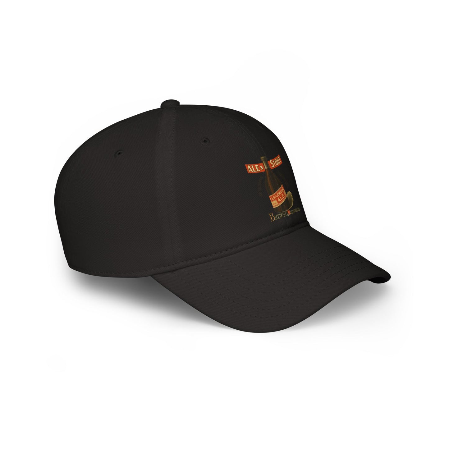 Beer Lover's Low Profile Baseball Cap, Stout Cap, Brewery Gift, Casual Headwear, Summer Hat, Craft Beer Merch