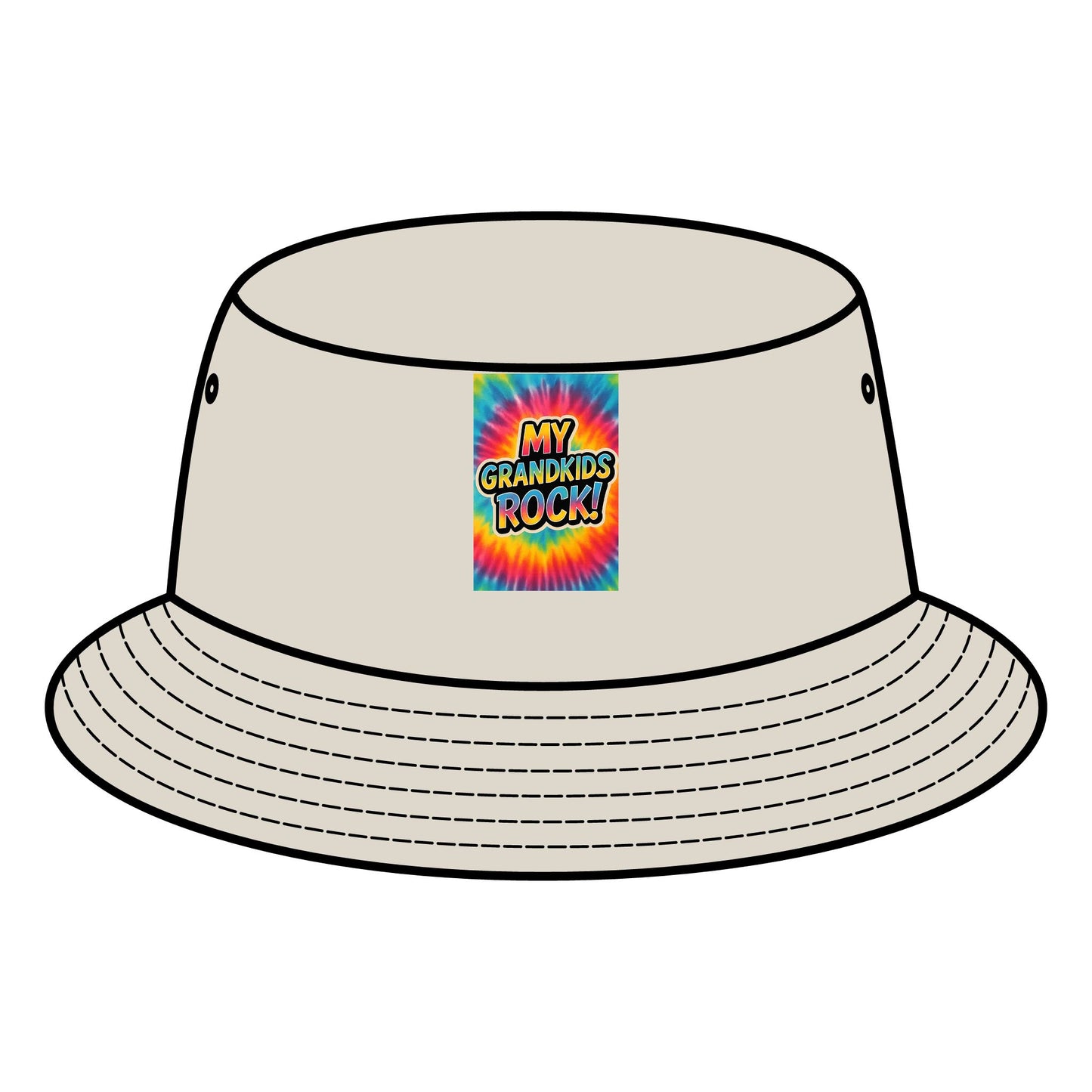 Vibrant Bucket Hat: Perfect for Grandparents, Trendy Summer Accessory, Unique Gift Idea, Outdoor Fun, Festival Wear