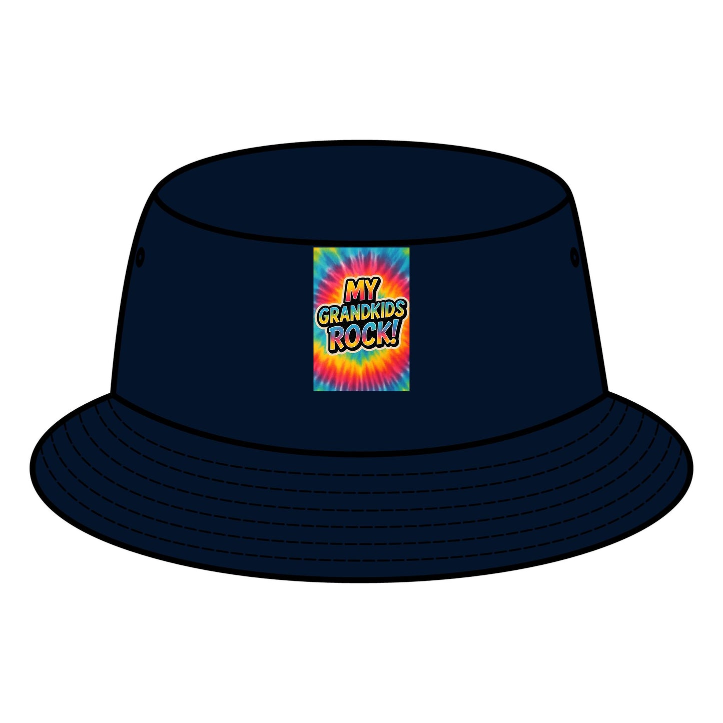 Vibrant Bucket Hat: Perfect for Grandparents, Trendy Summer Accessory, Unique Gift Idea, Outdoor Fun, Festival Wear