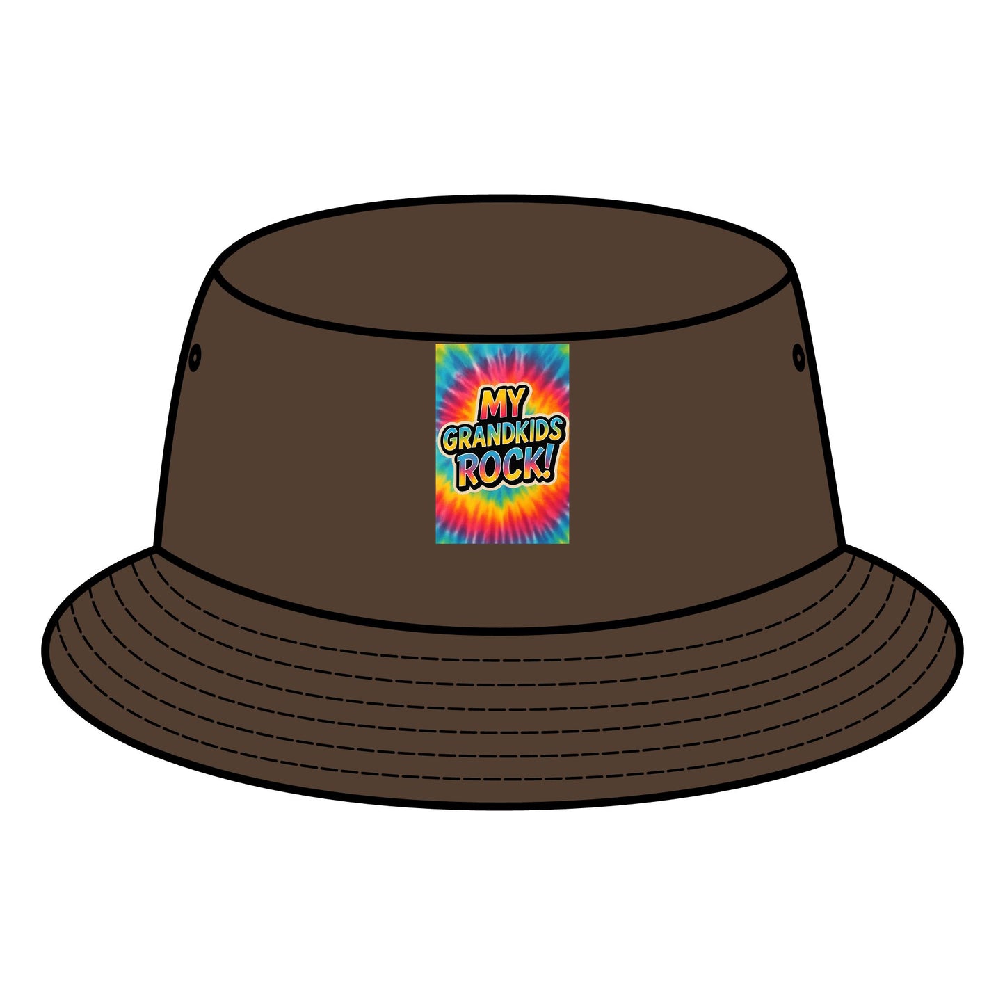 Vibrant Bucket Hat: Perfect for Grandparents, Trendy Summer Accessory, Unique Gift Idea, Outdoor Fun, Festival Wear