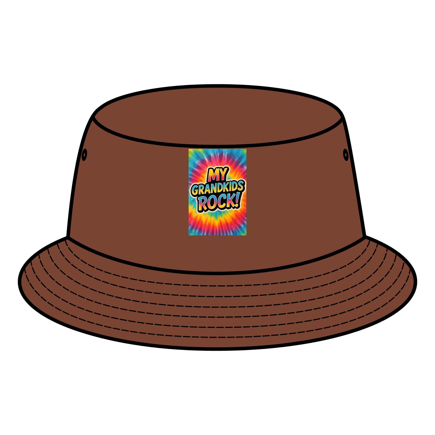 Vibrant Bucket Hat: Perfect for Grandparents, Trendy Summer Accessory, Unique Gift Idea, Outdoor Fun, Festival Wear