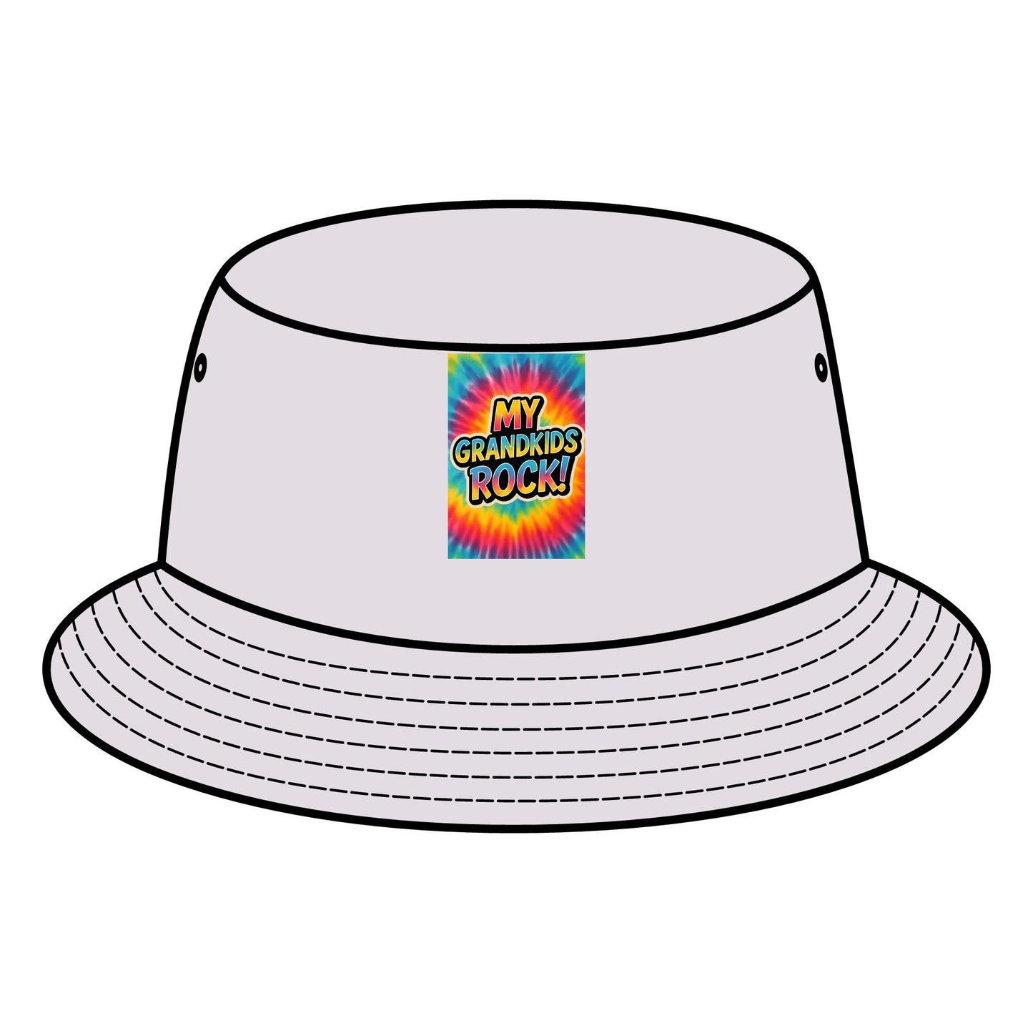 Vibrant Bucket Hat: Perfect for Grandparents, Trendy Summer Accessory, Unique Gift Idea, Outdoor Fun, Festival Wear
