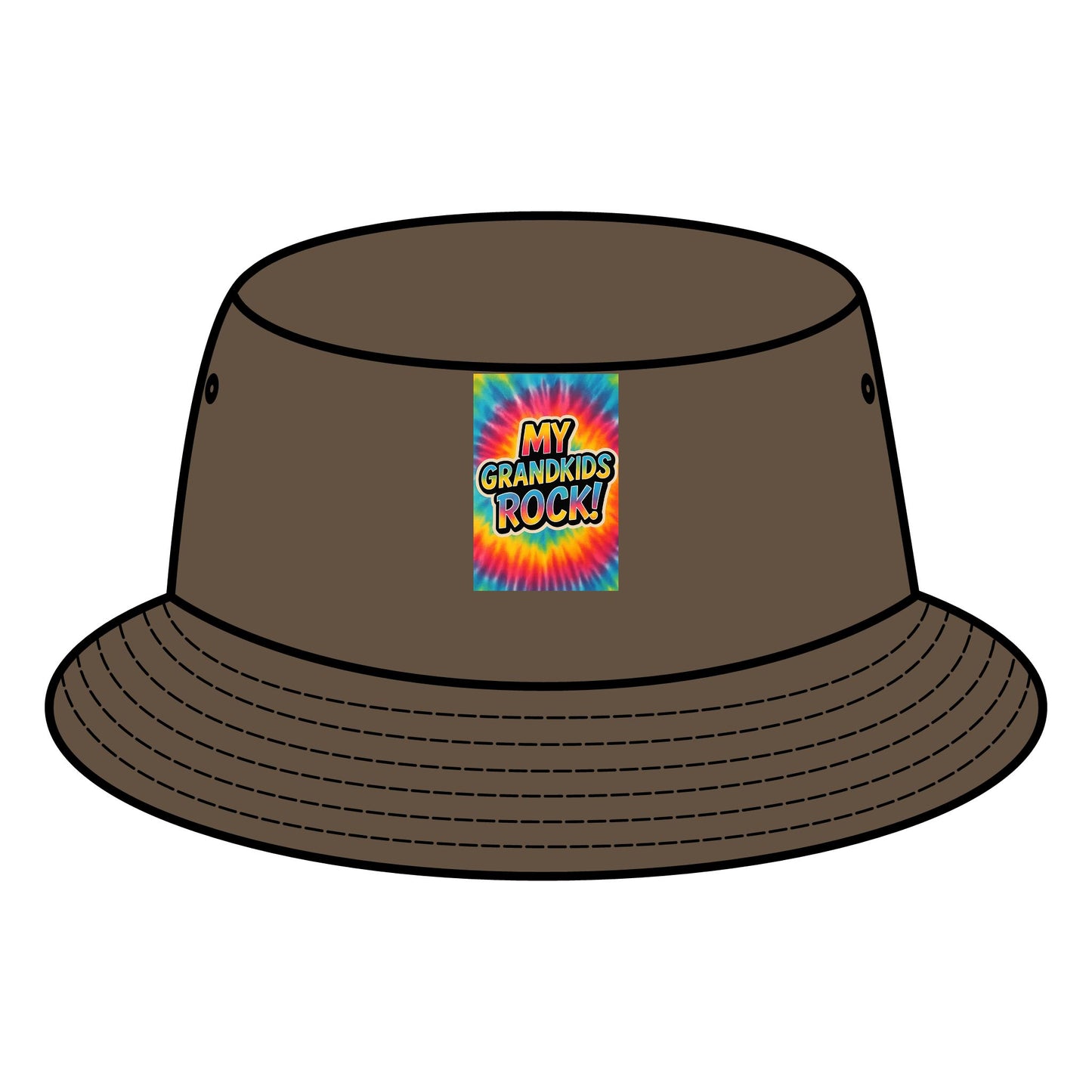 Vibrant Bucket Hat: Perfect for Grandparents, Trendy Summer Accessory, Unique Gift Idea, Outdoor Fun, Festival Wear
