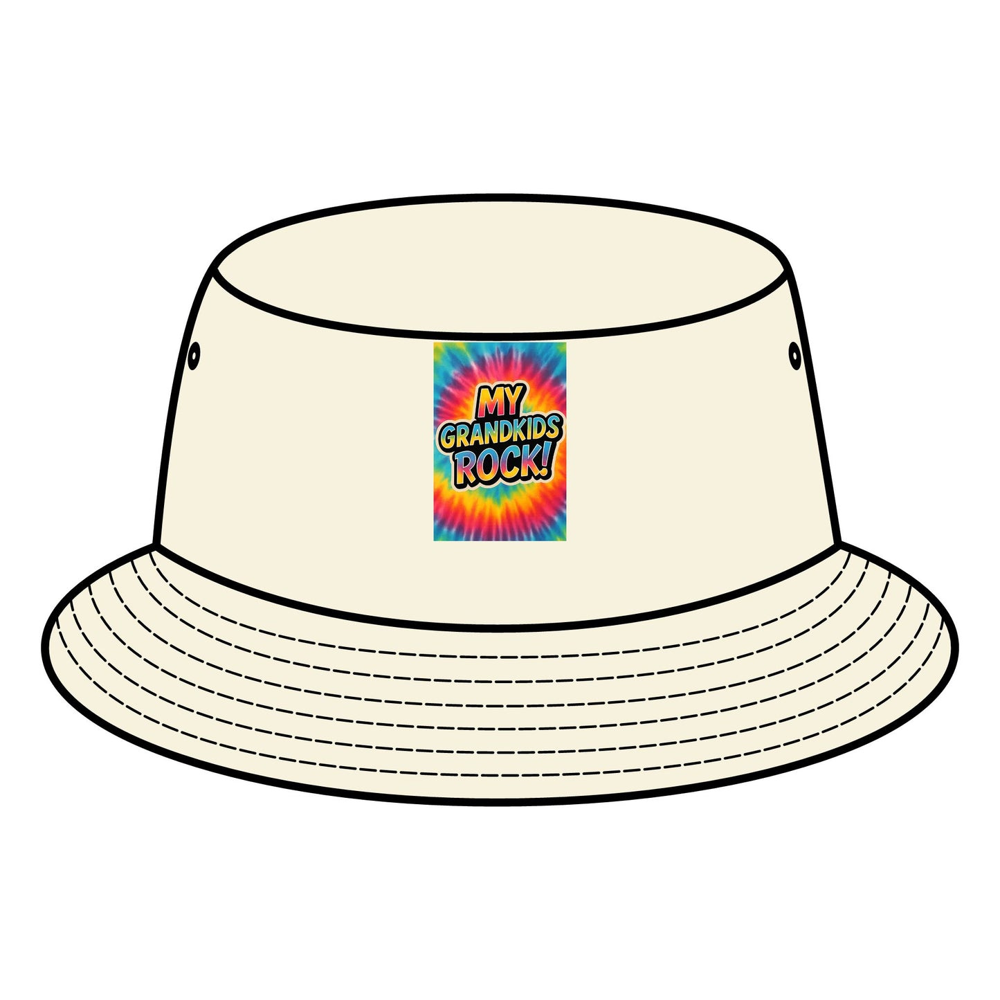 Vibrant Bucket Hat: Perfect for Grandparents, Trendy Summer Accessory, Unique Gift Idea, Outdoor Fun, Festival Wear