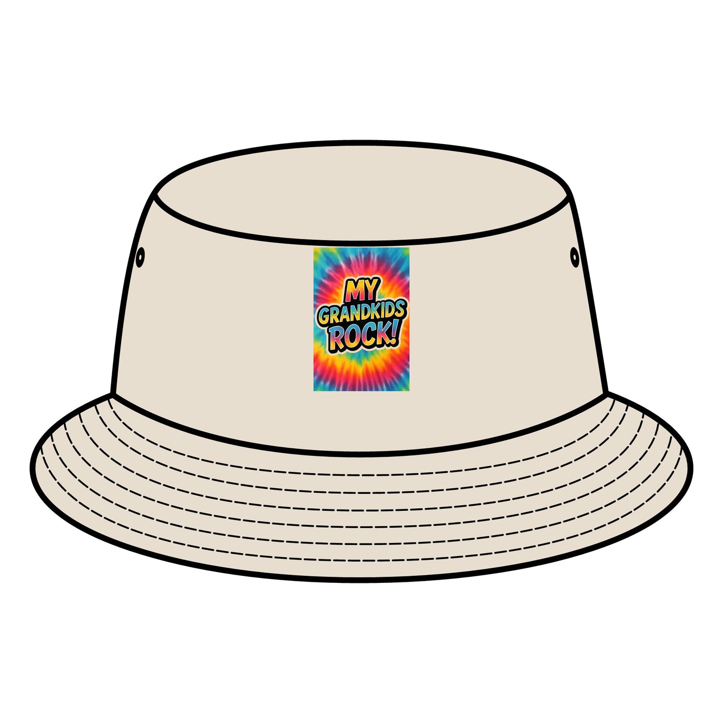 Vibrant Bucket Hat: Perfect for Grandparents, Trendy Summer Accessory, Unique Gift Idea, Outdoor Fun, Festival Wear