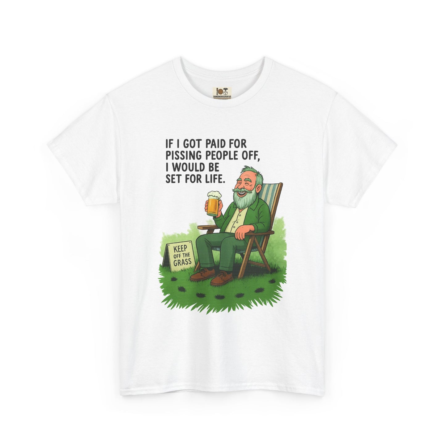 Funny Graphic Tee, Unisex Heavy Cotton T-Shirt, Gift for Men, Humorous Shirt for Friends, Casual Wear, Birthday Gift, Everyday Humor