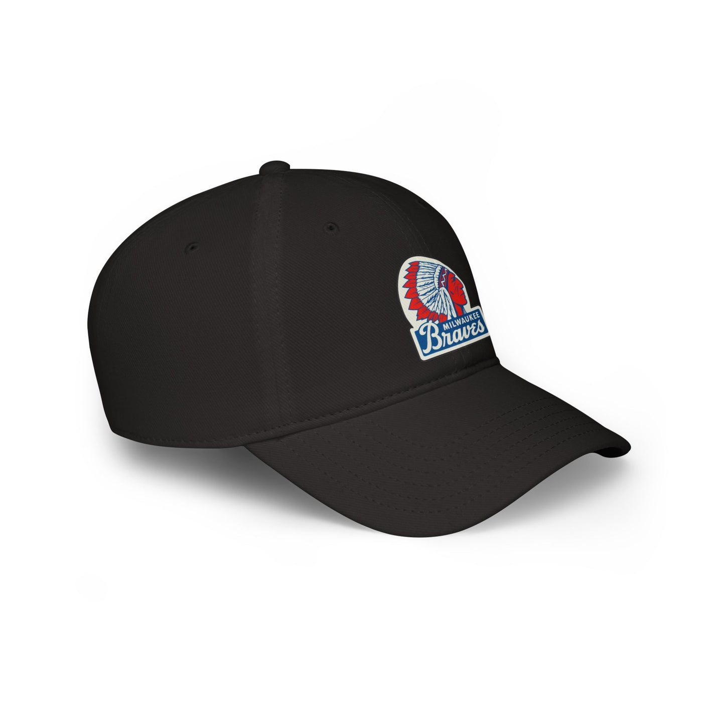 Vintage Milwaukee Braves Baseball Cap, Low Profile Hat, Sports Fan Gift, Casual Wear, Team Apparel, Red Cap