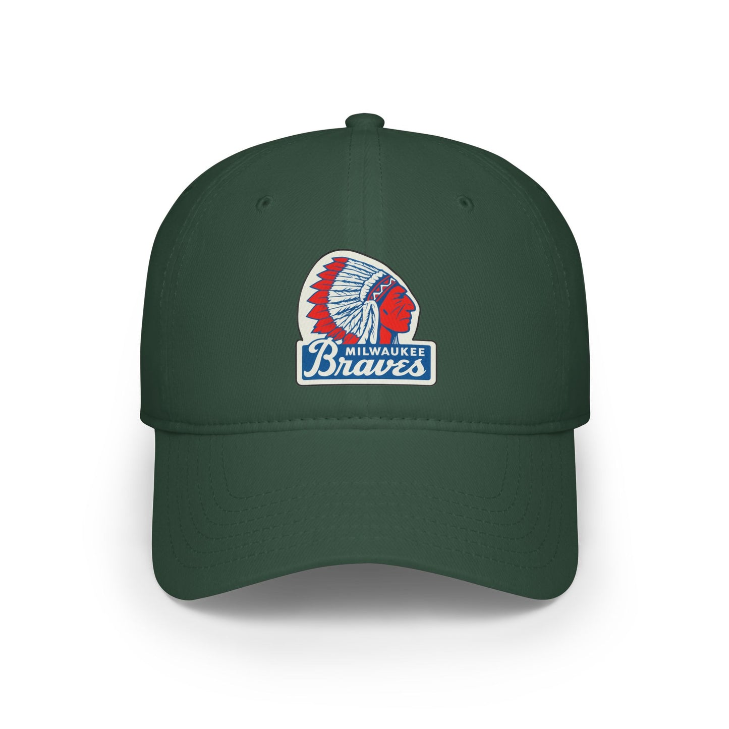 Vintage Milwaukee Braves Baseball Cap, Low Profile Hat, Sports Fan Gift, Casual Wear, Team Apparel, Red Cap