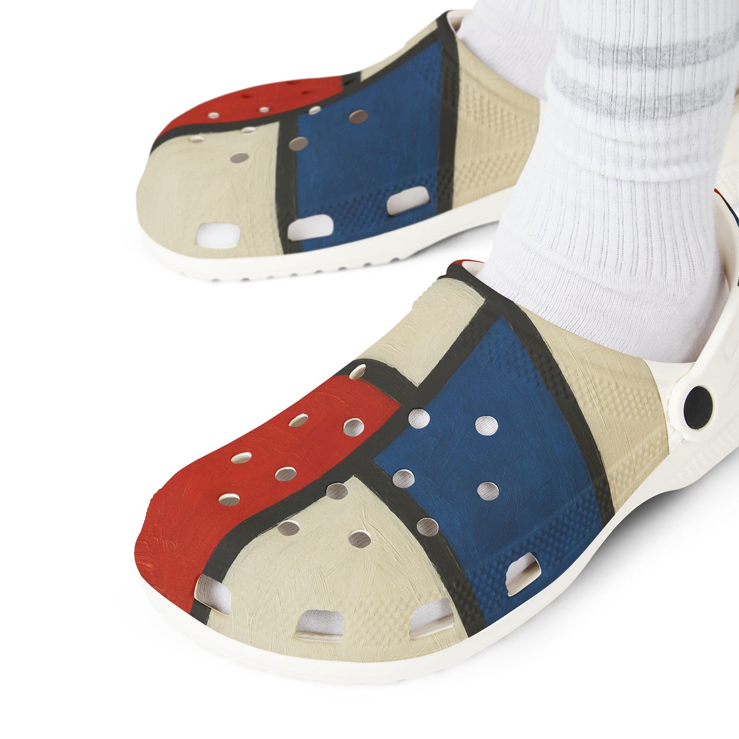 Colorful EVA Foam Clogs, Fun Slip-Ons, Art-Inspired Footwear, Comfortable Garden Shoes, Playful Everyday Wear, Unique Gift Idea