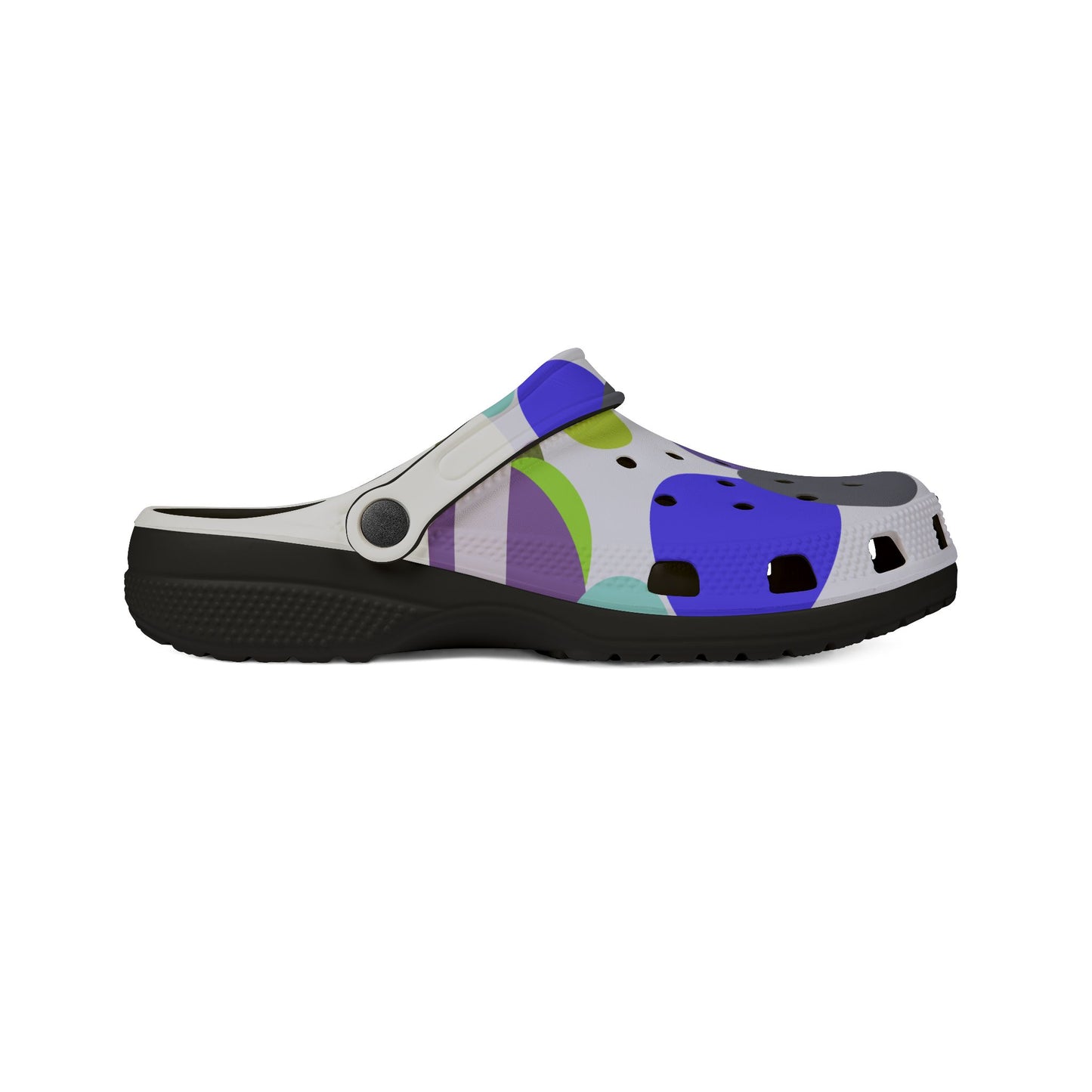 Colorful Foam Clogs, Fun Slip-On Shoes for Summer, Casual Footwear for Pool, Beach and Home