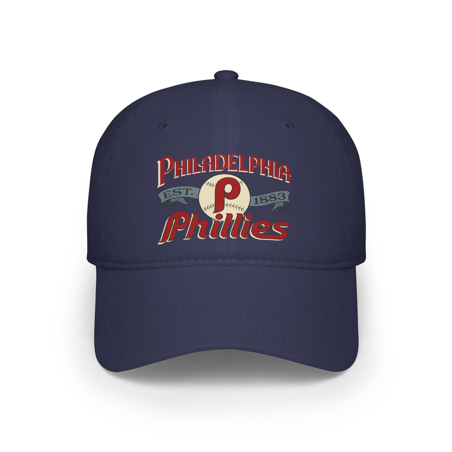 Philadelphia Phillies Low Profile Baseball Cap, Sporty Hat, Gift for Baseball Fans, Casual Summer Accessories, Team Spirit Wear