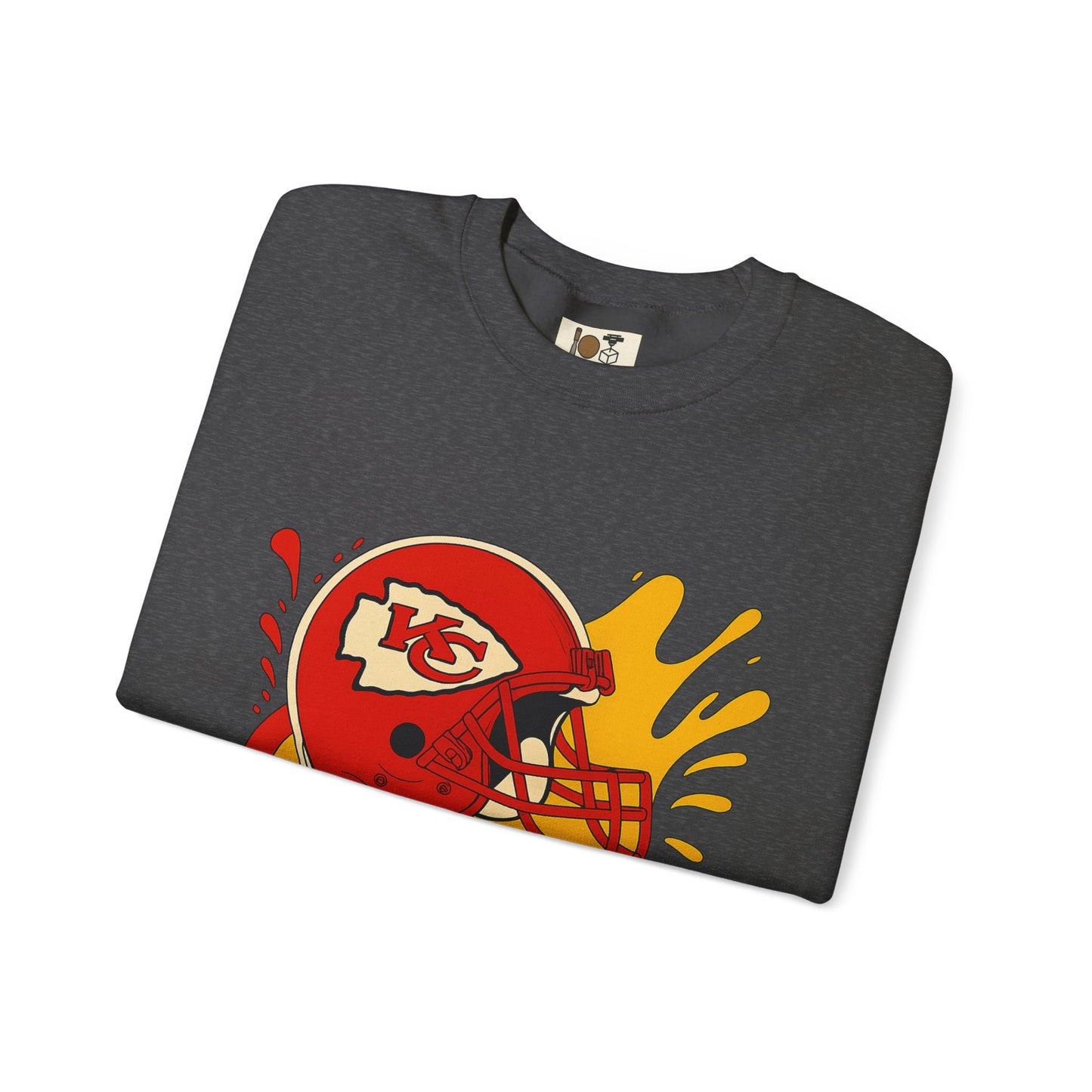 Kansas City Football Sweatshirt, Cozy Game Day Crewneck, Unisex Sportswear, Perfect for Football Fans, Team Spirit Apparel, Holiday Gift