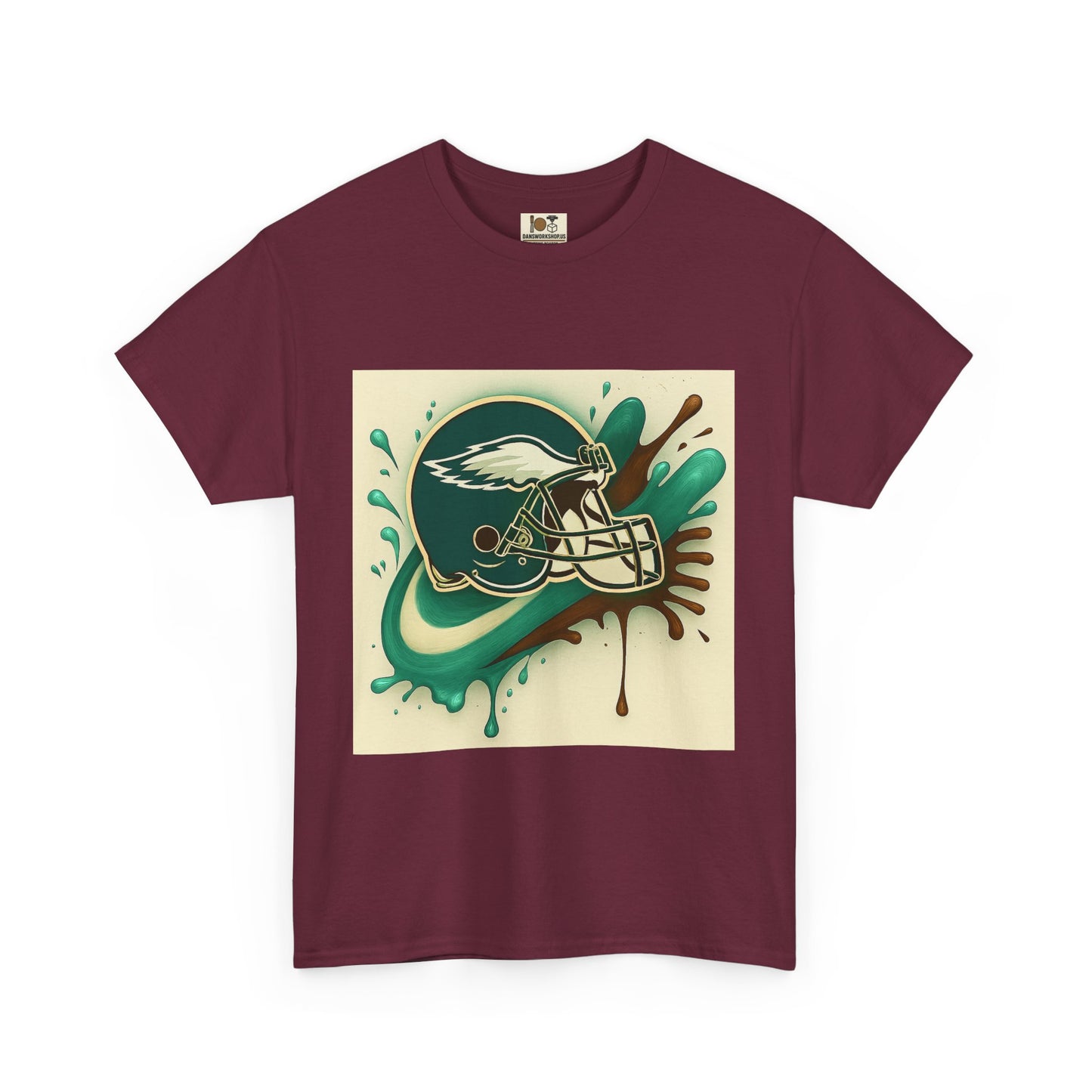 Eagles Fan Unisex Heavy Cotton Tee, Sports Shirt, Team Apparel, Game Day Outfit, Football Merchandise