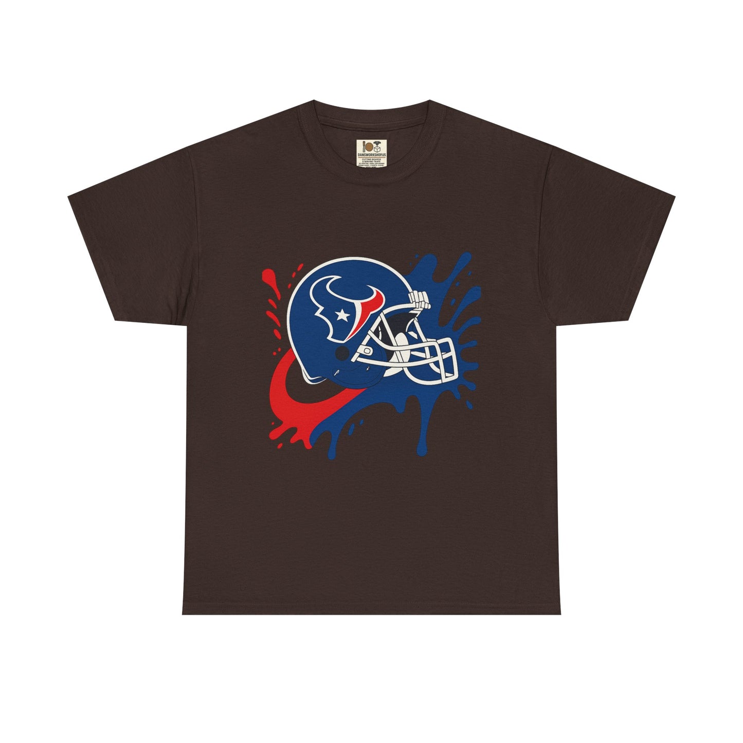 Football Splash Art Tee, Unisex Sports Shirt, Game Day Casual Wear, Gift for Fans, Holidays, Team Spirit Apparel