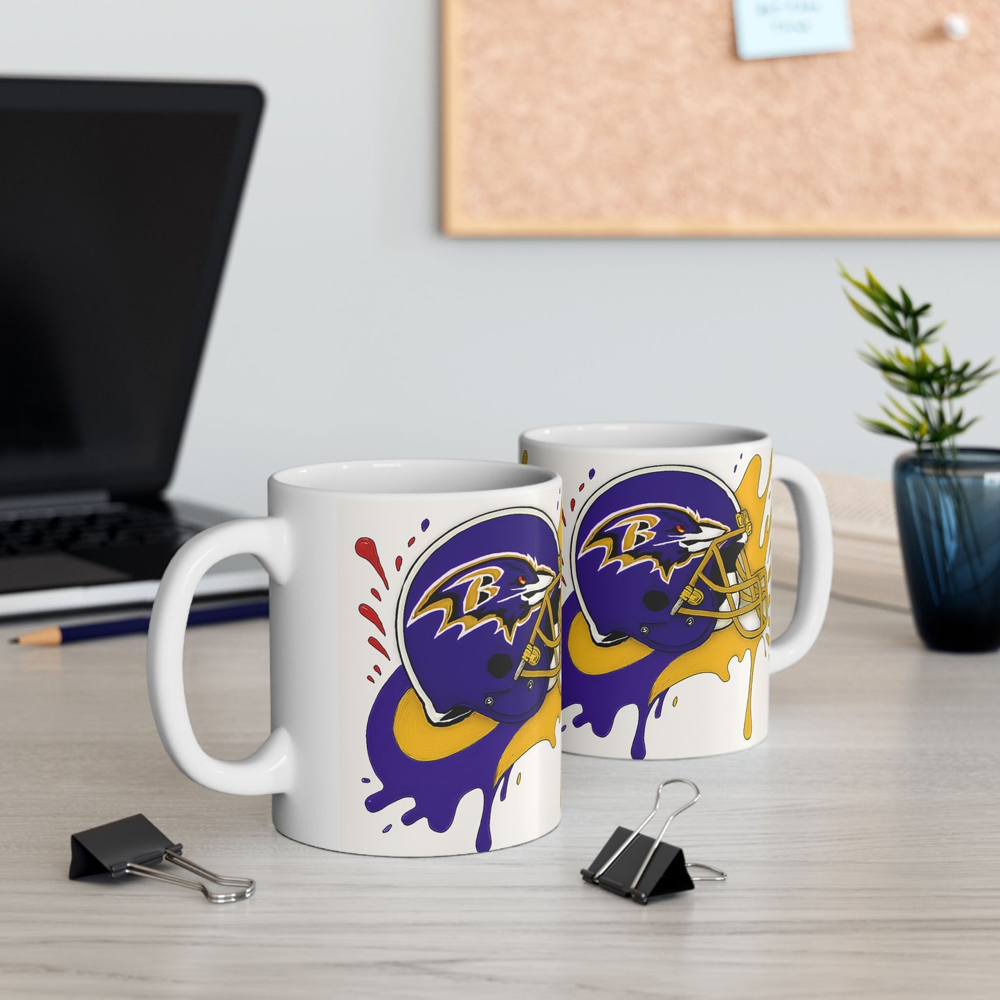 Bold NFL Ceramic Mug with Team Colors, Perfect for Game Day, Gifts for Football Fans, Sports Enthusiasts, Tailgate Parties, Collectibles